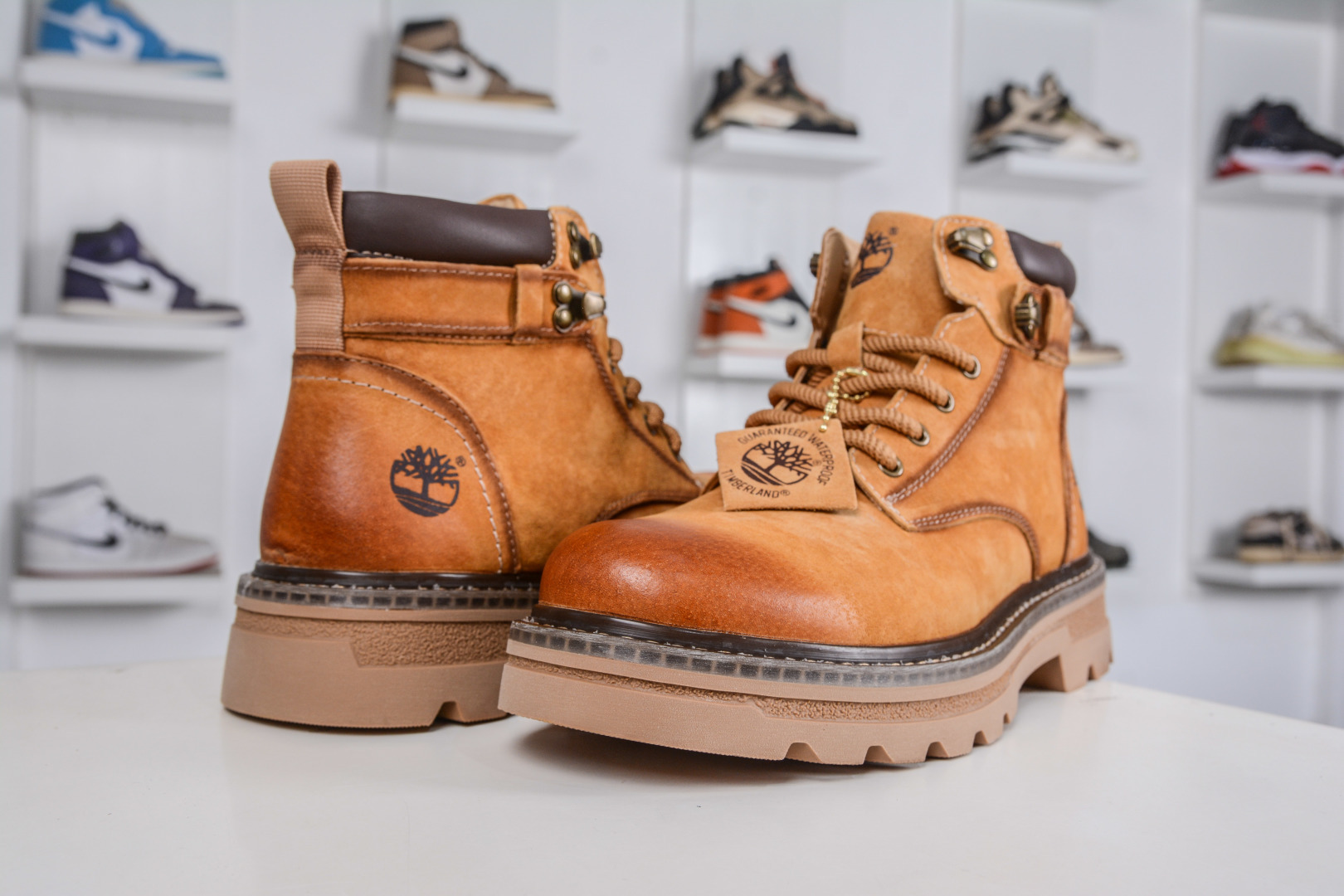 320 Timberland 添柏岚/天伯伦 秋冬必备户外加绒休闲大黄靴 TB10032