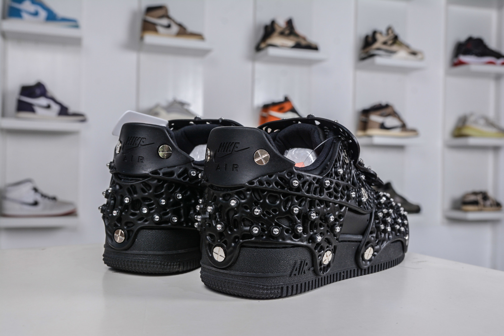 500 Swarovski/施华洛世奇 x Nike Air Force 1 LXX 纯原版本 钻面满天星板鞋 CV7668-001