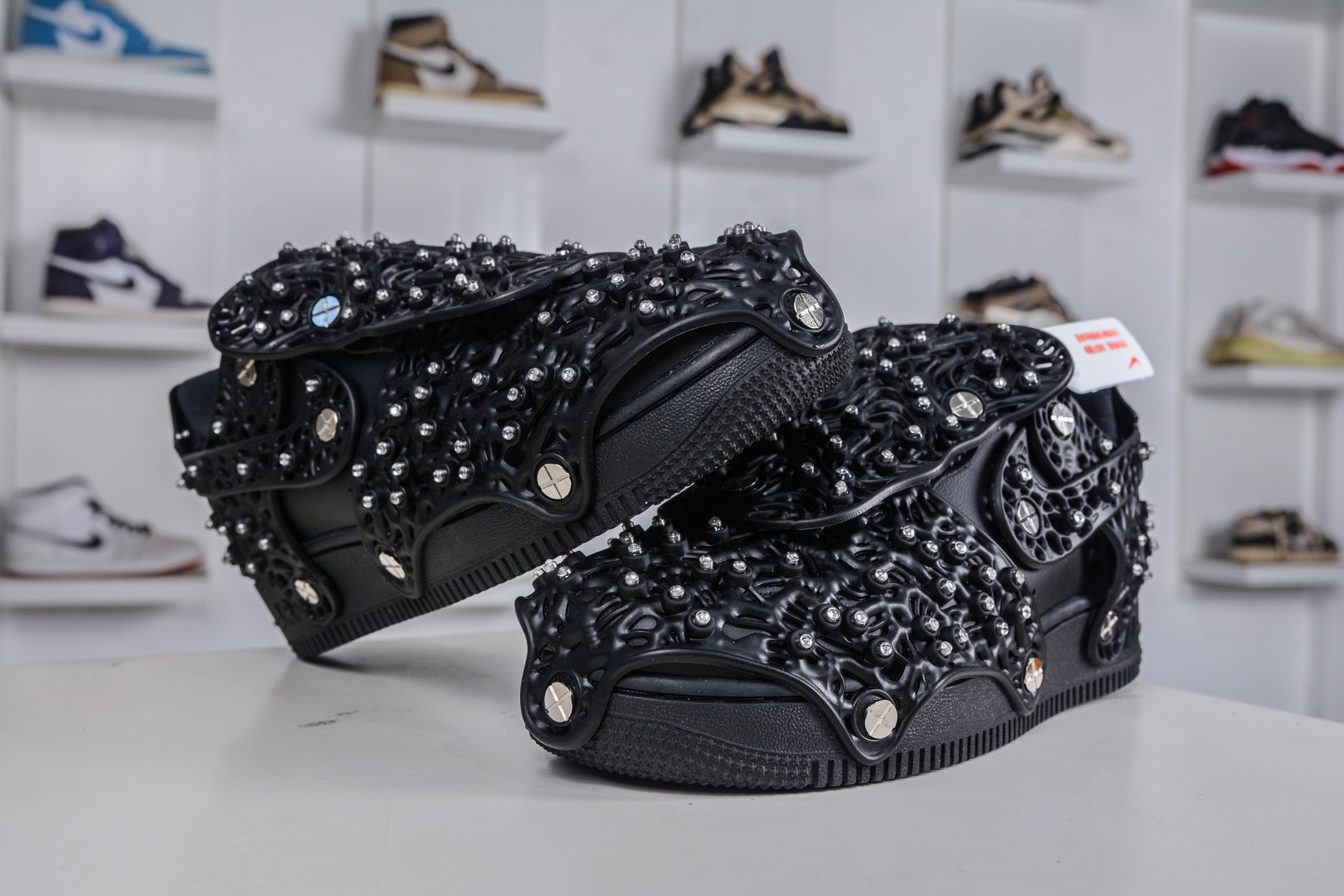 500 Swarovski/施华洛世奇 x Nike Air Force 1 LXX 纯原版本 钻面满天星板鞋 CV7668-001