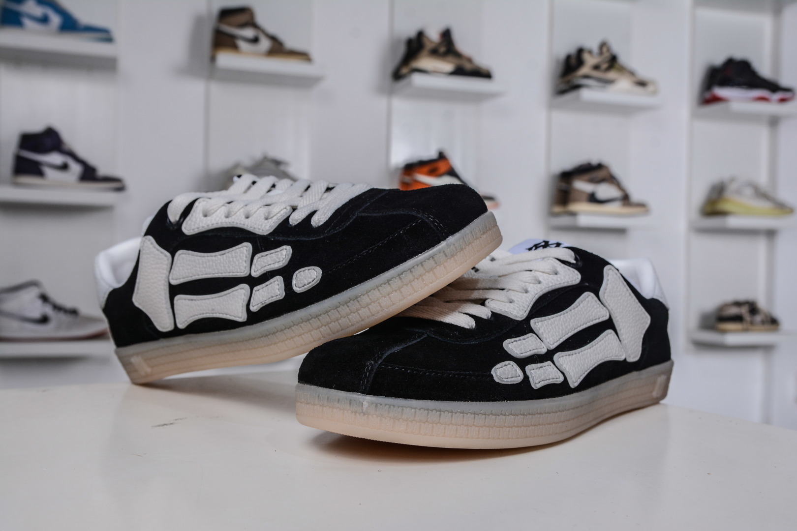 360 AMIRI Pacific Bones 洛杉矶街头之王 高奢·埃米尔原装裸鞋级