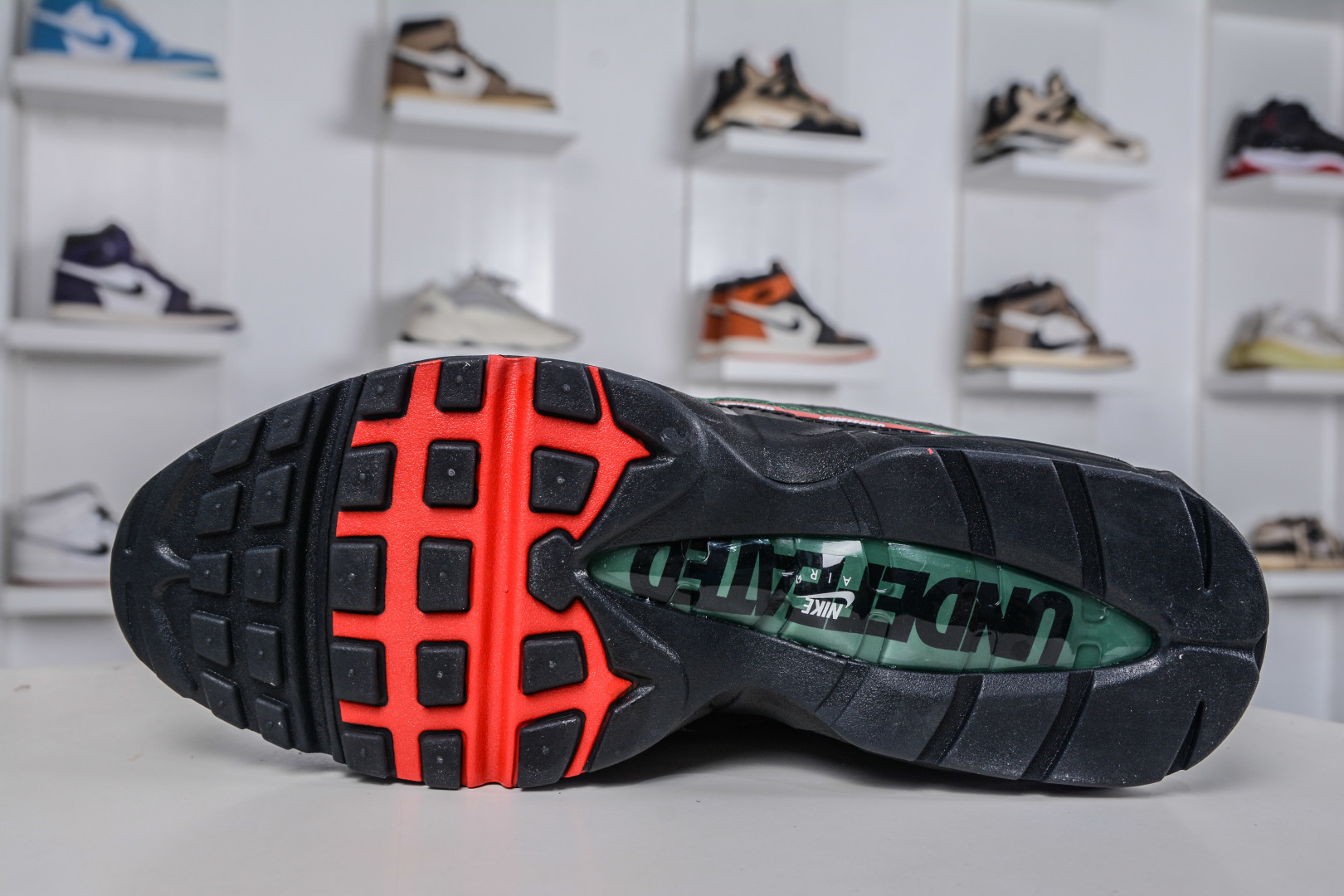 380 外贸超人气顶流单品 纯原版 UNDEFEATED x NK Air Max 95 ” Black ” 五道杠联名款低帮休闲运动鞋 IB4453-001