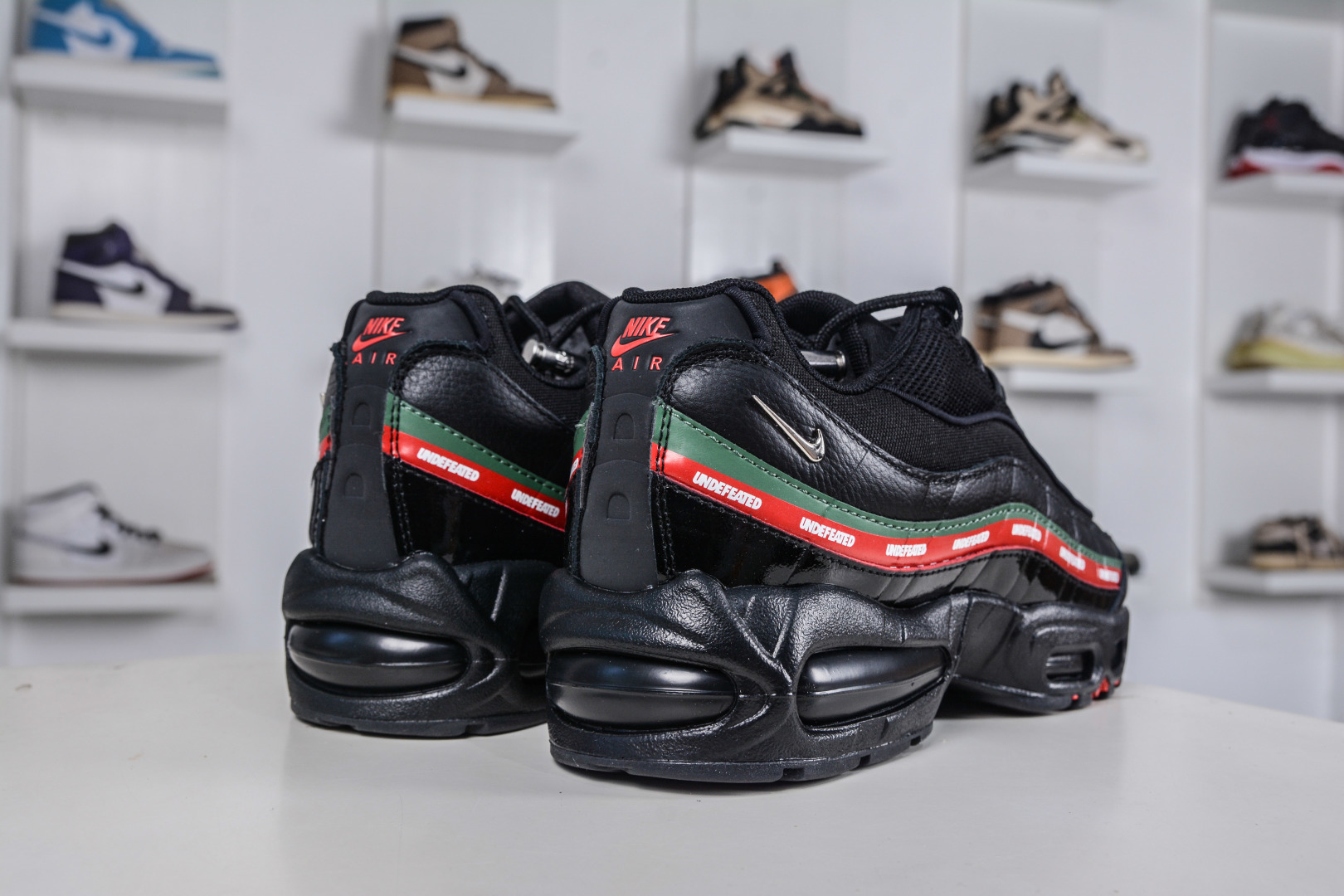 380 外贸超人气顶流单品 纯原版 UNDEFEATED x NK Air Max 95 ” Black ” 五道杠联名款低帮休闲运动鞋 IB4453-001