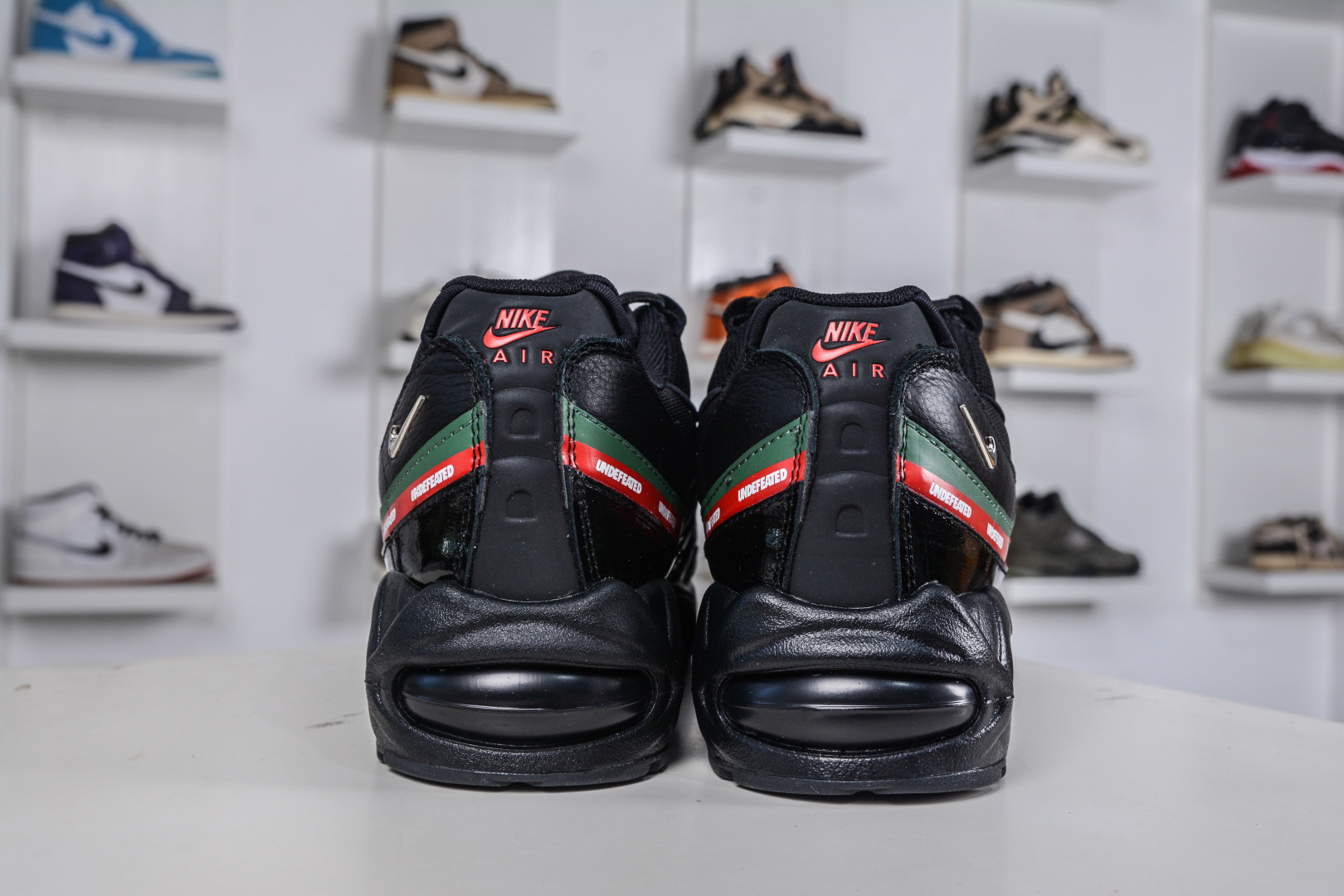 380 外贸超人气顶流单品 纯原版 UNDEFEATED x NK Air Max 95 ” Black ” 五道杠联名款低帮休闲运动鞋 IB4453-001