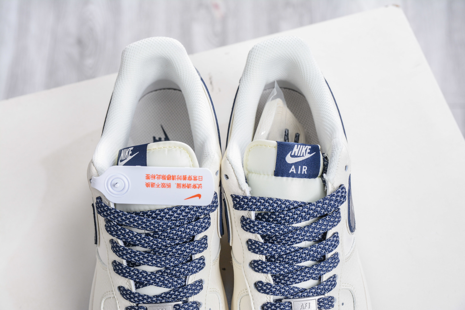 260 OFF-WHITE x NIke Air Force 1 OW联名-米白藏青 QW5836-026