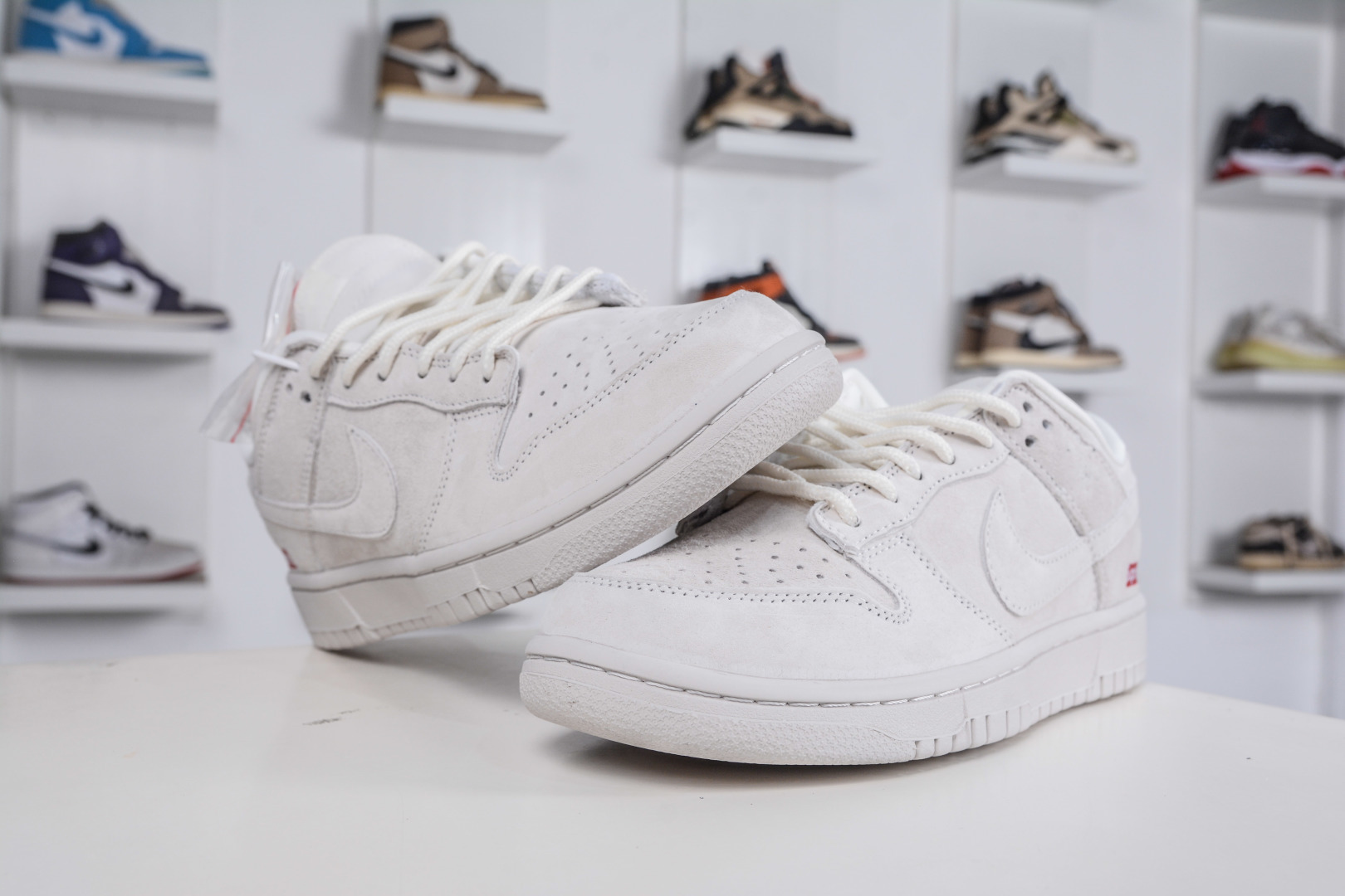 Nike SB Dunk Low x Superme SUP联名-猪八浅灰 纯原大厂出品 极力推荐 原装