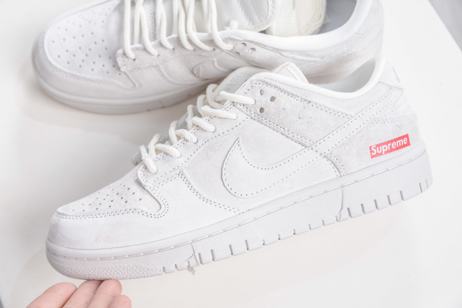 Nike SB Dunk Low x Superme SUP联名-猪八浅灰 纯原大厂出品 极力推荐 原装