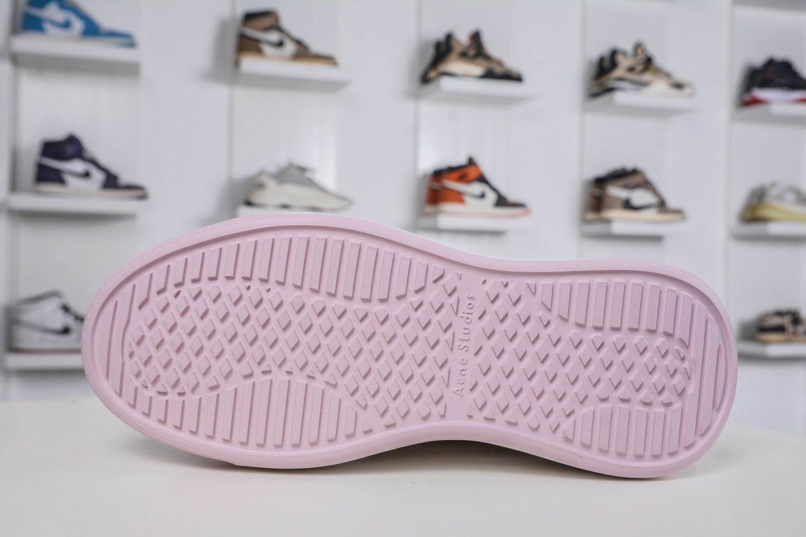 380 M版纯原 Acne Studios 2023 艾克妮魔术贴 低帮休闲小白鞋厚底款