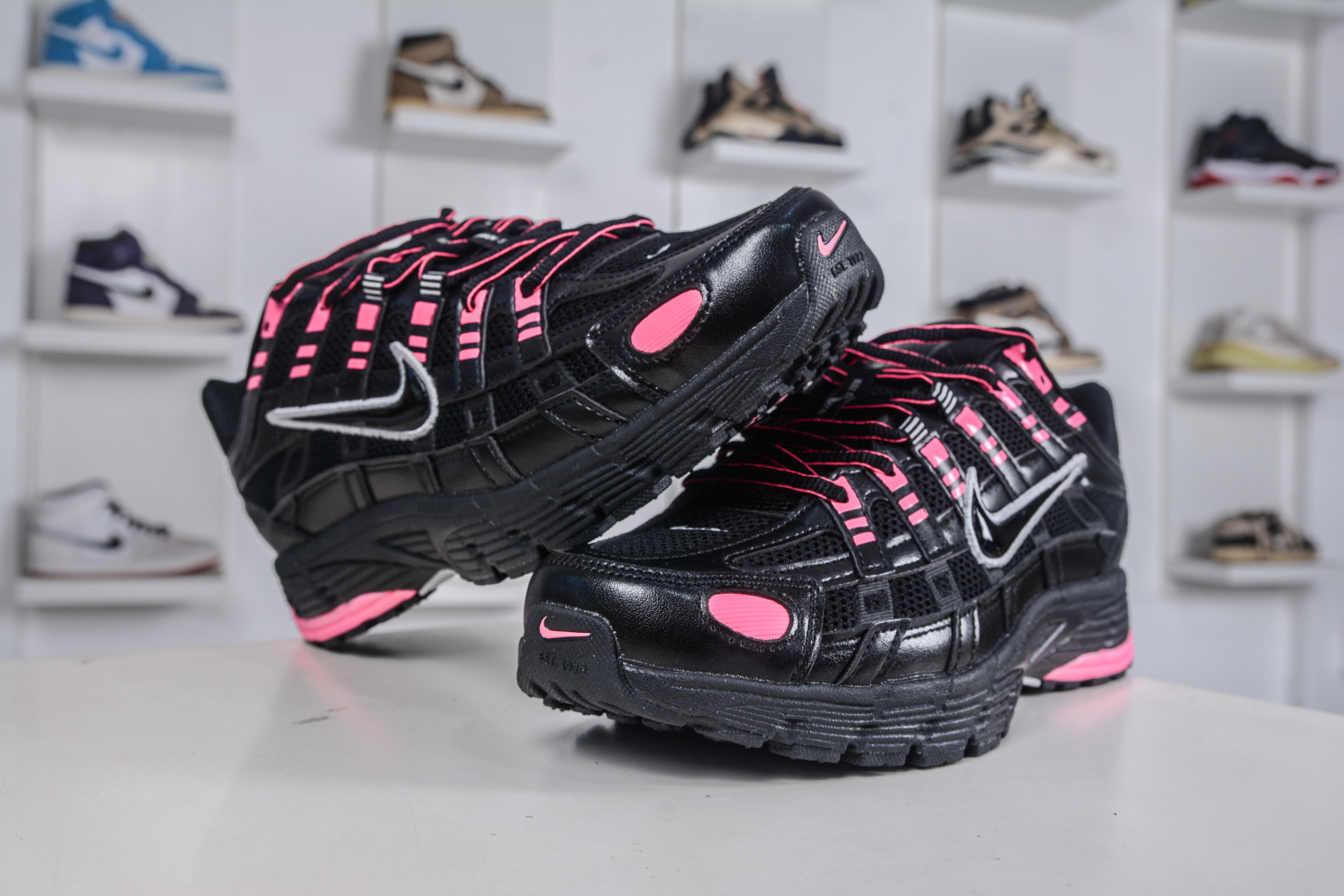 180 X版纯原 NK P-6000 系列低帮复古老爹风休闲运动舒适慢跑鞋 CD6404-600