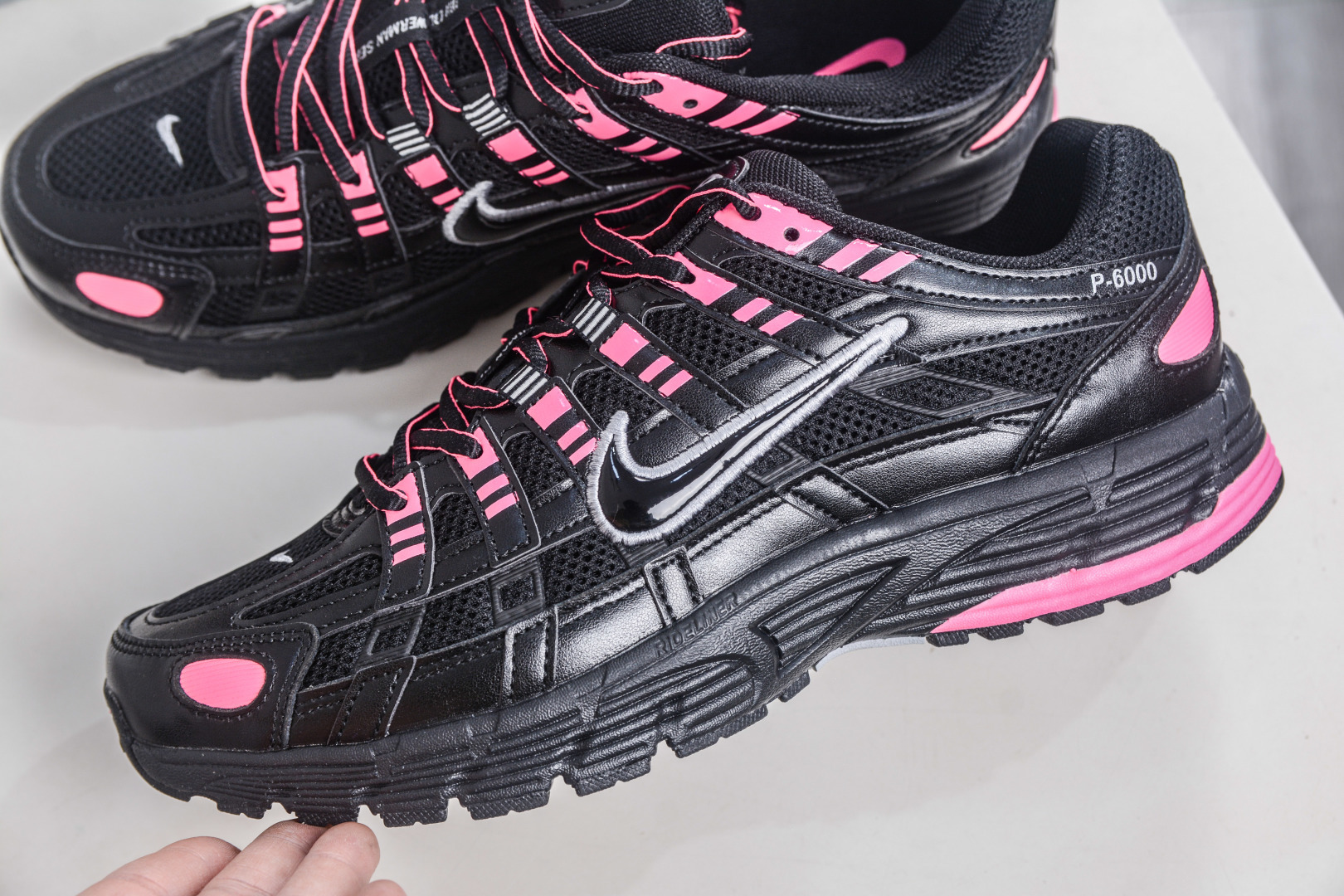 180 X版纯原 NK P-6000 系列低帮复古老爹风休闲运动舒适慢跑鞋 CD6404-600