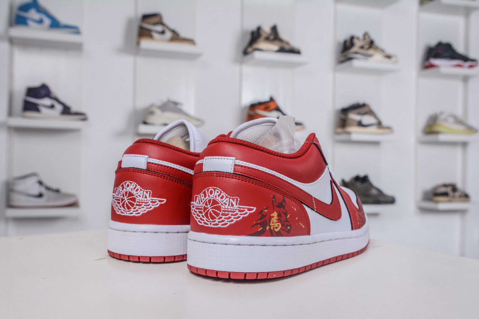 220 Air Jordan 1 Low 新春福马 马年白红 553558-166