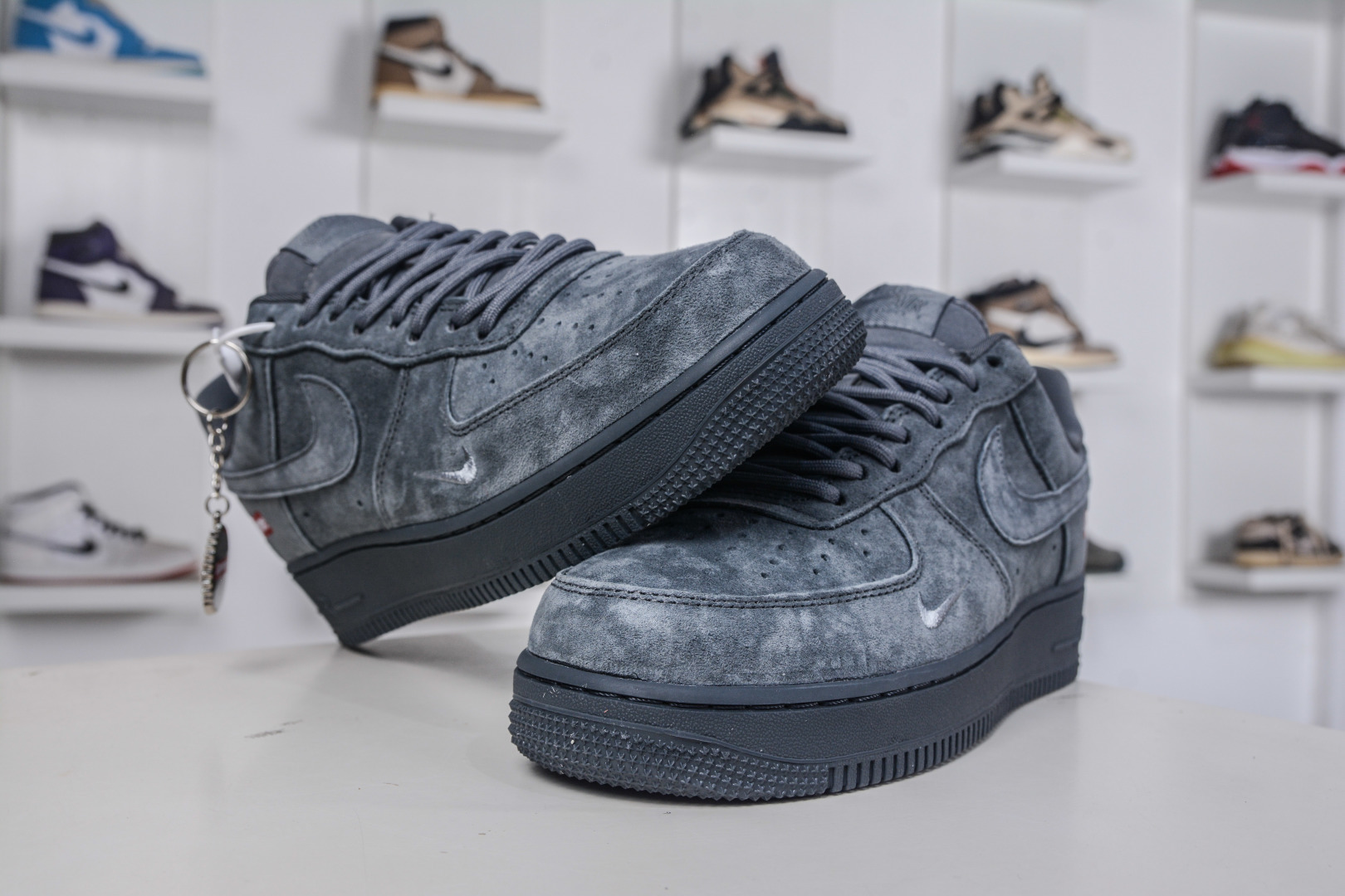 260 Nike Air Force 1 Low 07 x Supreme SUP联名-深灰麂皮 DF0188-115