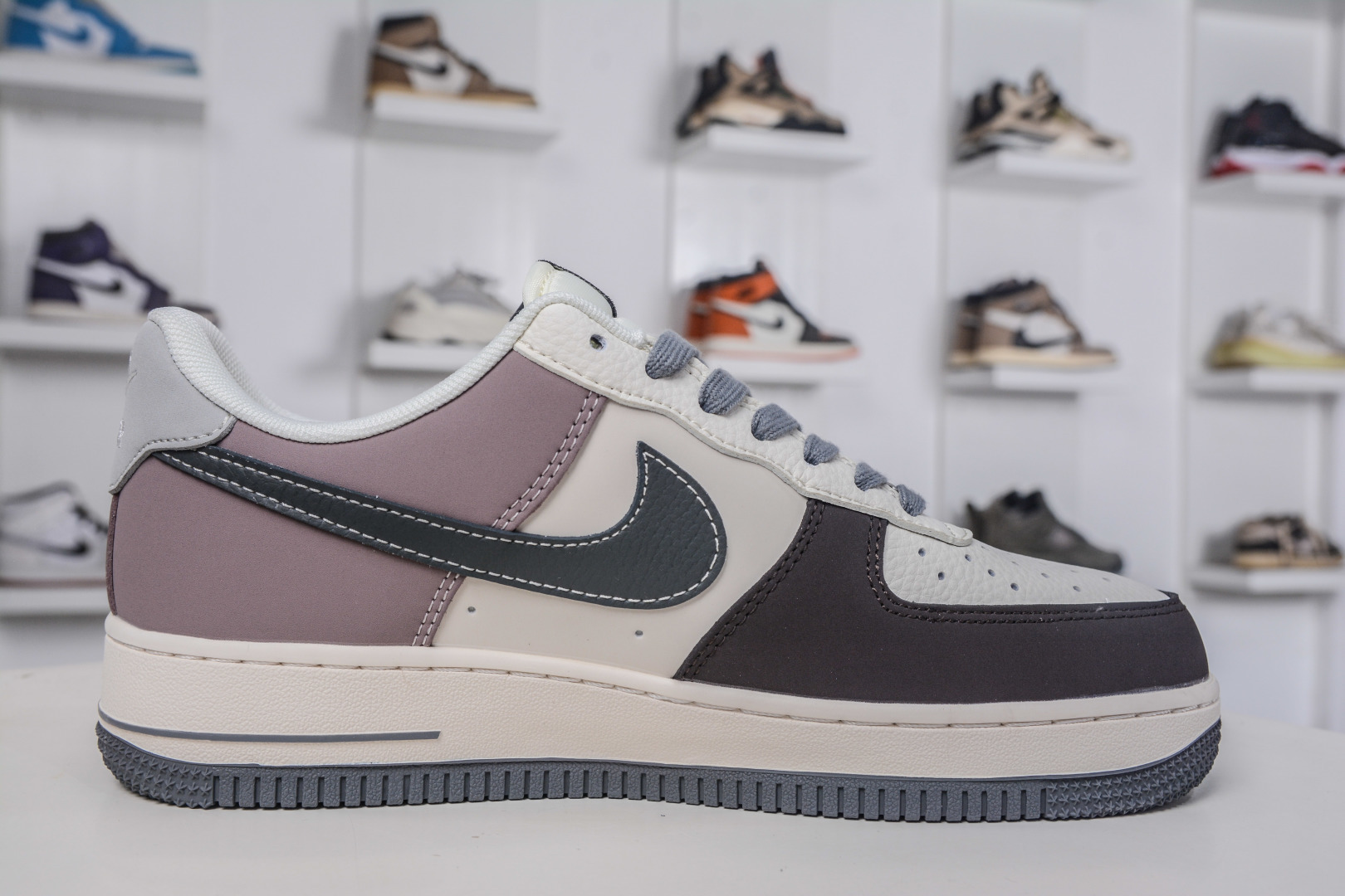 260 The North Face x NIke Air Force 1 北面联名- 白棕小勾 QW5606-271