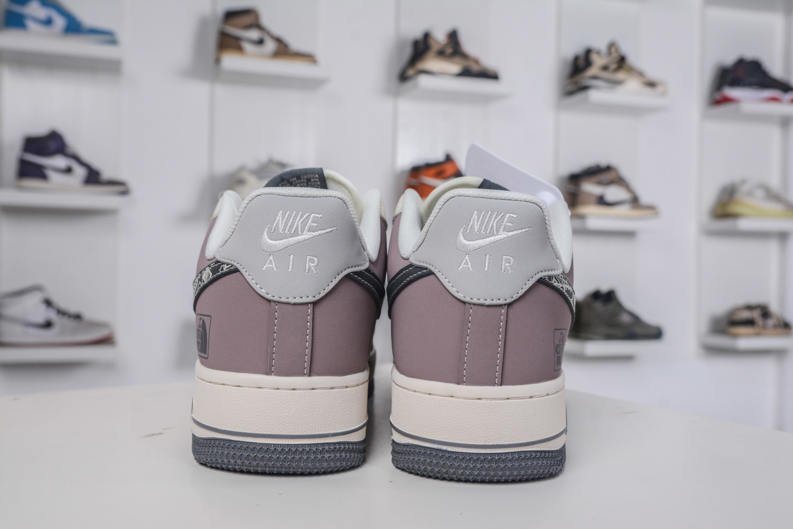 260 The North Face x NIke Air Force 1 北面联名- 白棕小勾 QW5606-271