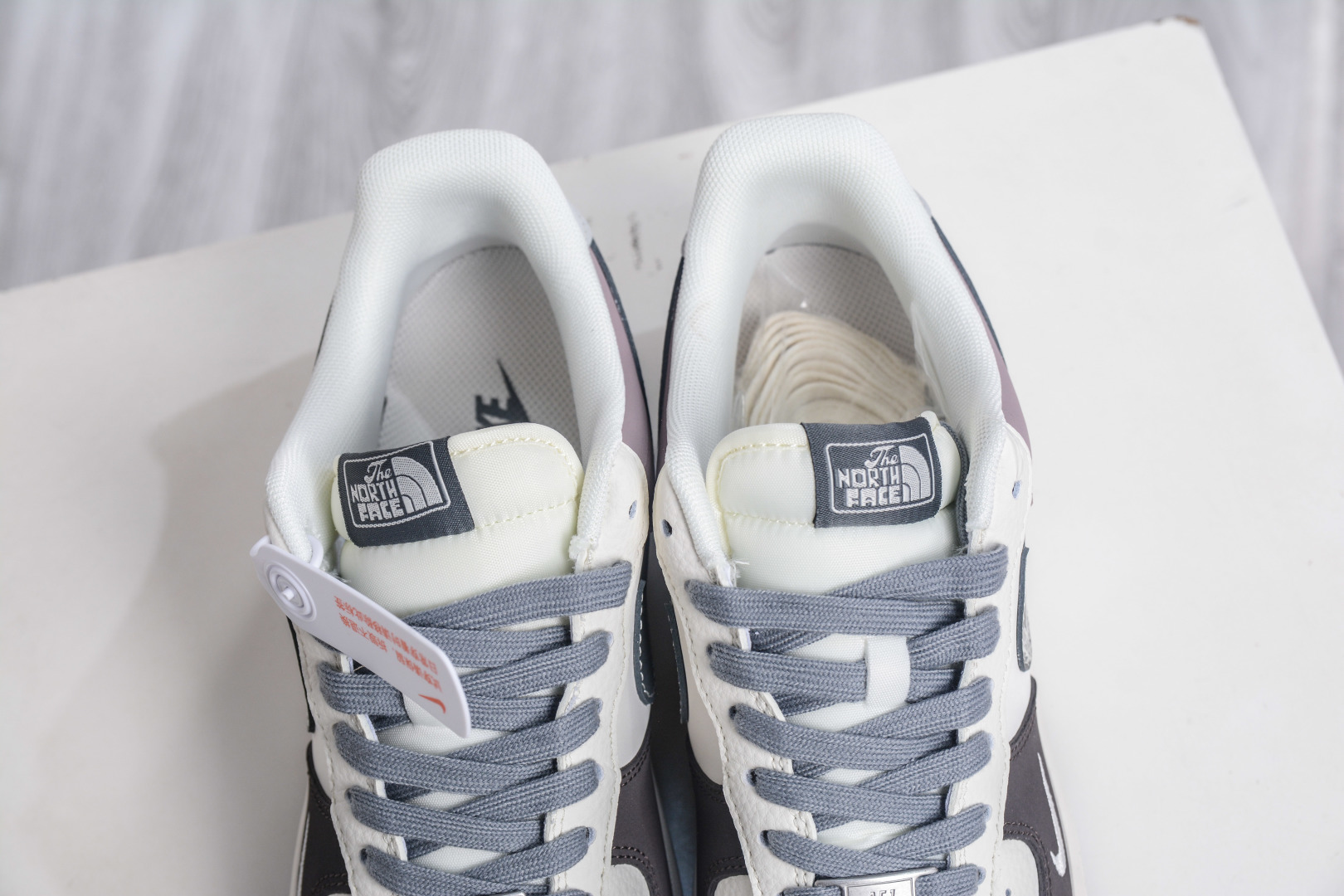 260 The North Face x NIke Air Force 1 北面联名- 白棕小勾 QW5606-271