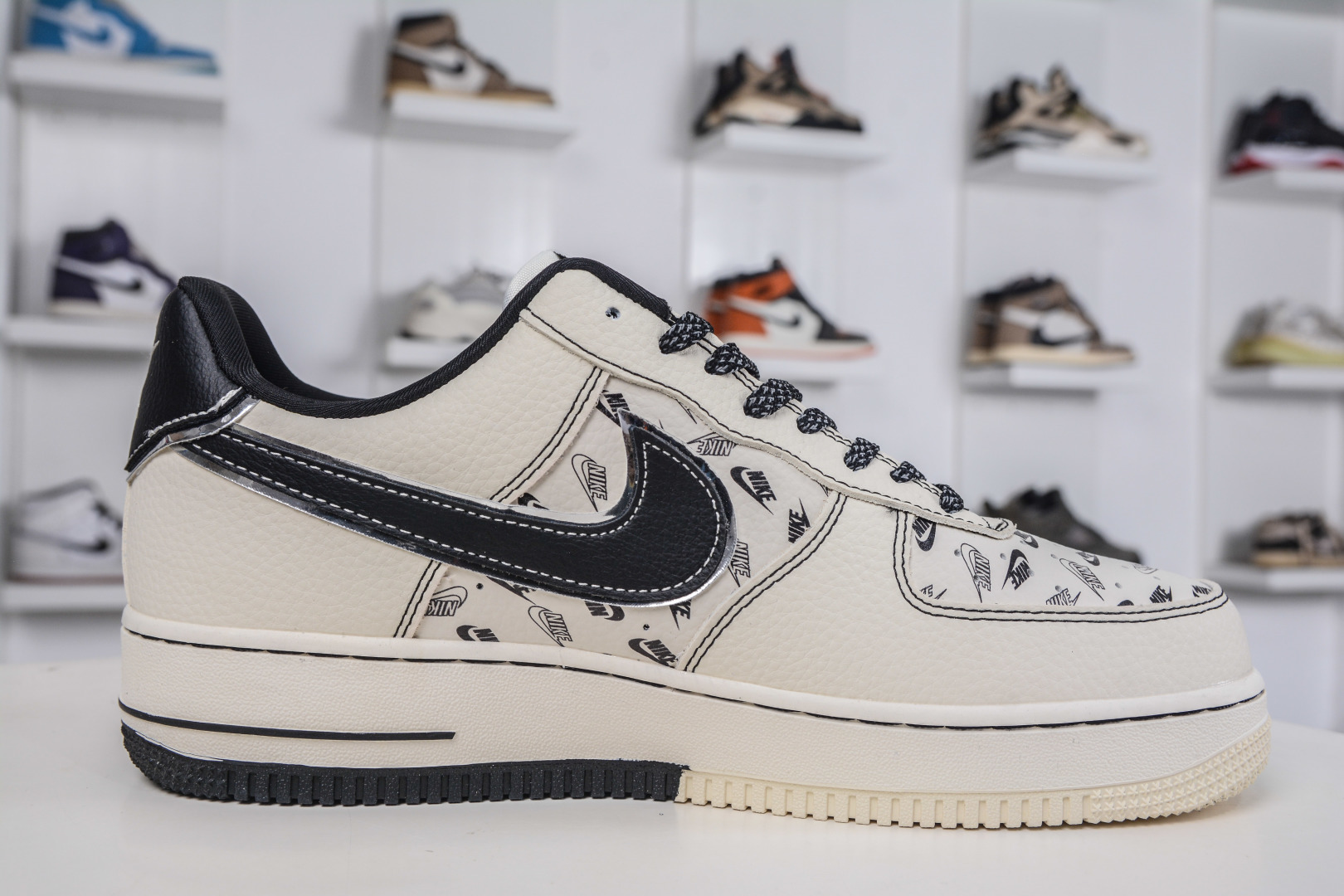 260 Nike Air Force 1 Low 07x JuDoit JDI联名-米黑涂鸦 DF0188-109