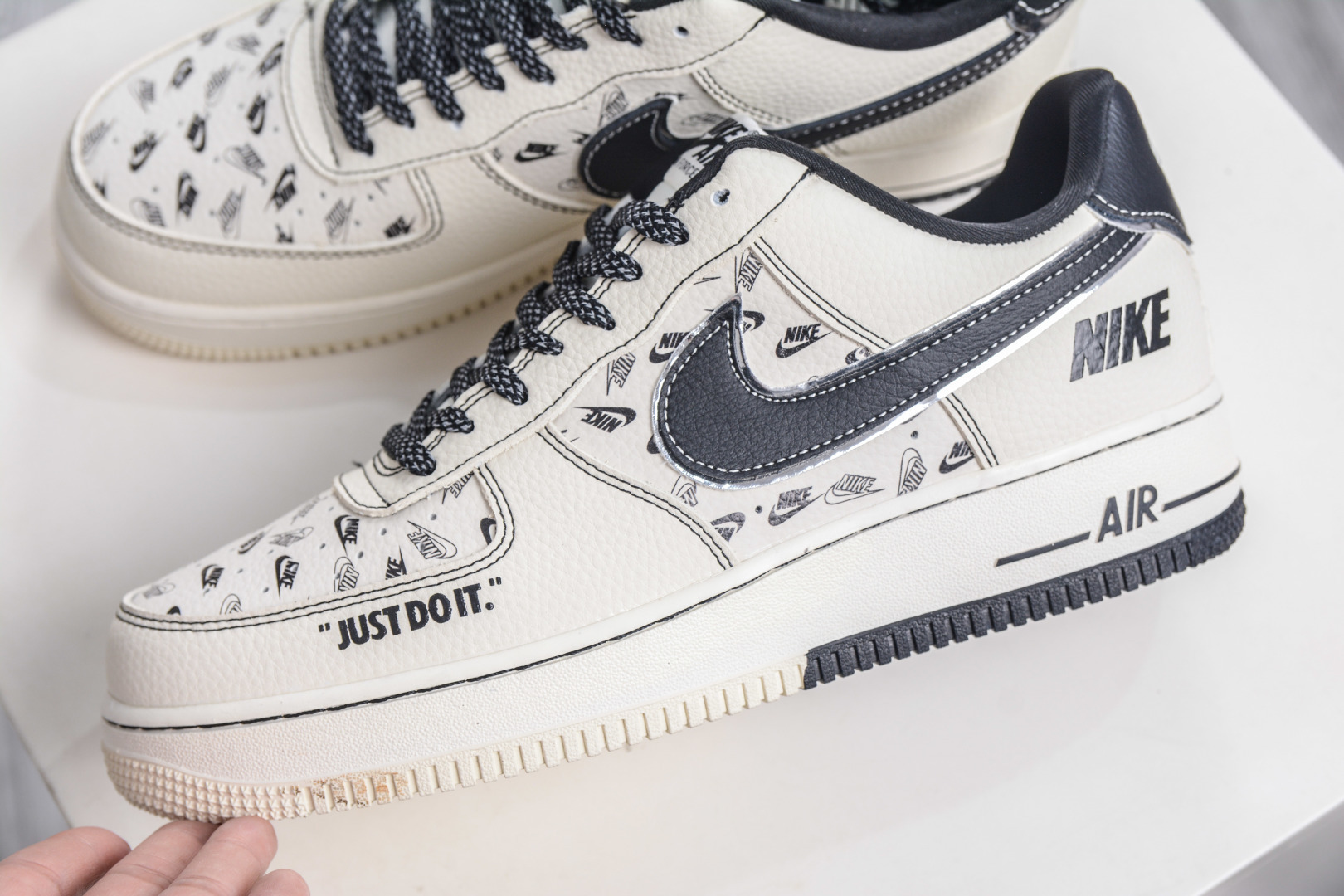 260 Nike Air Force 1 Low 07x JuDoit JDI联名-米黑涂鸦 DF0188-109