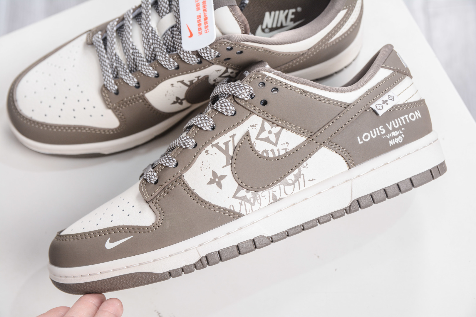 270 Nike SB Dunk Low x Louis VuittLV联名-米白奶茶 XD1588-239