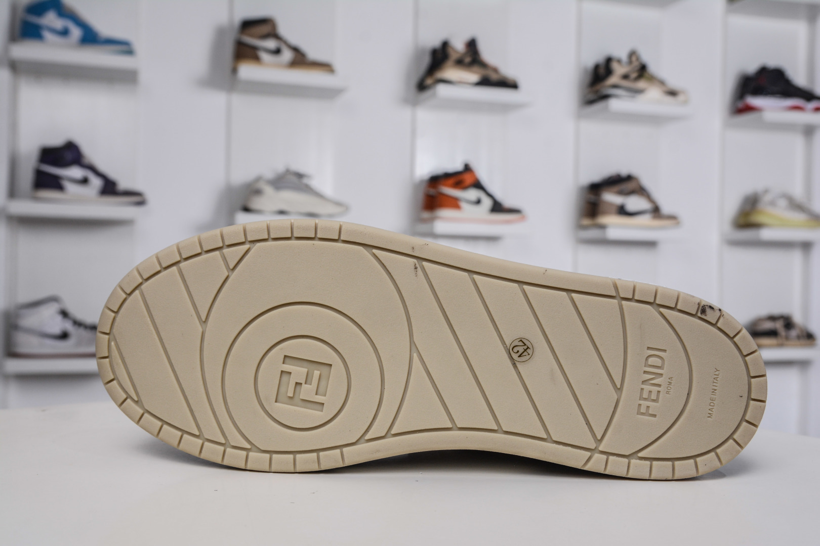 350 广东原装高端品质 FENDI芬迪 Match 圆头厚底 低帮板鞋 Fendi芬迪情侣款休闲鞋