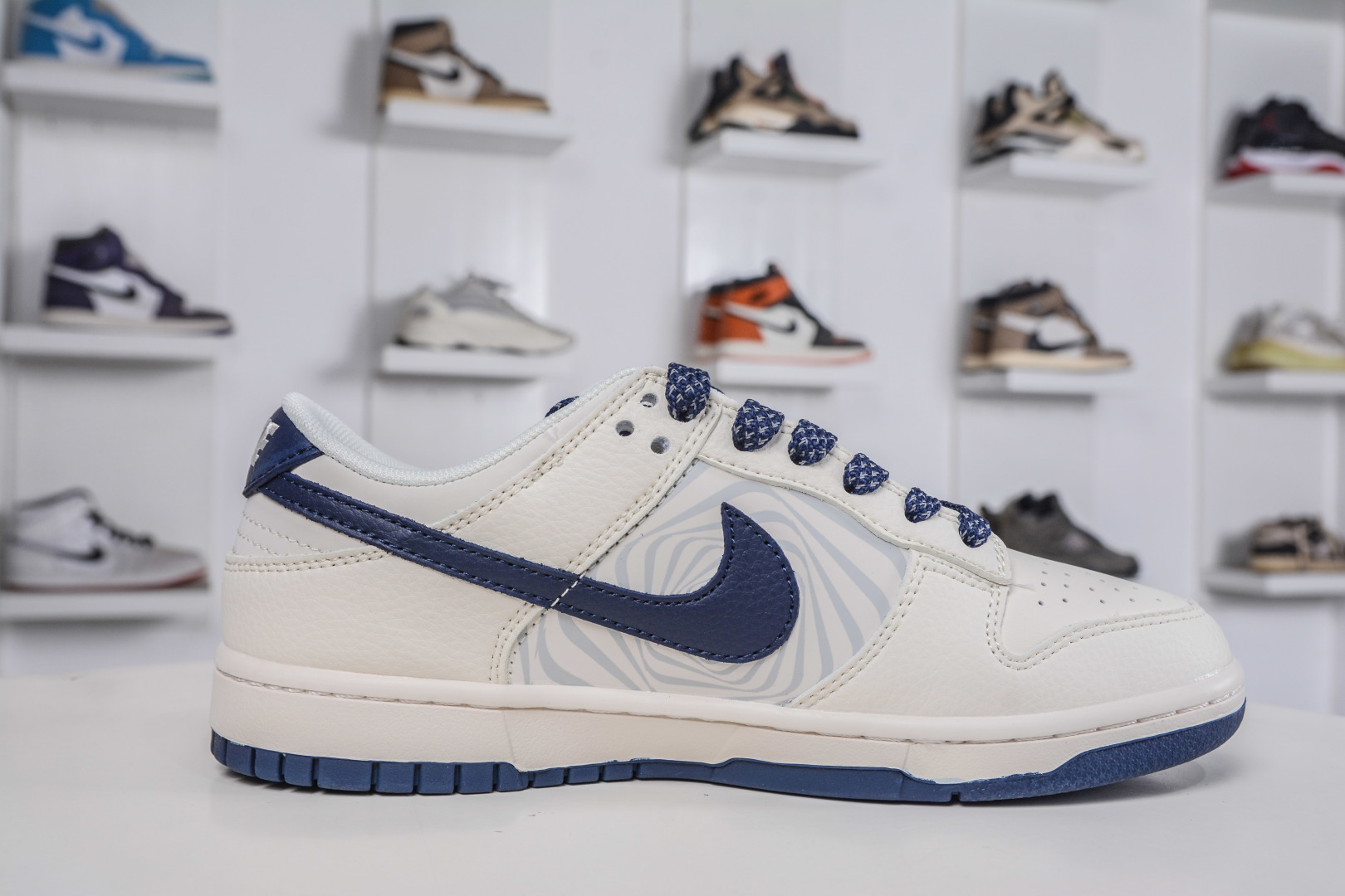 270 Nike SB Dunk Low X Stussy 斯图西联名-米白深蓝 QW5836-030