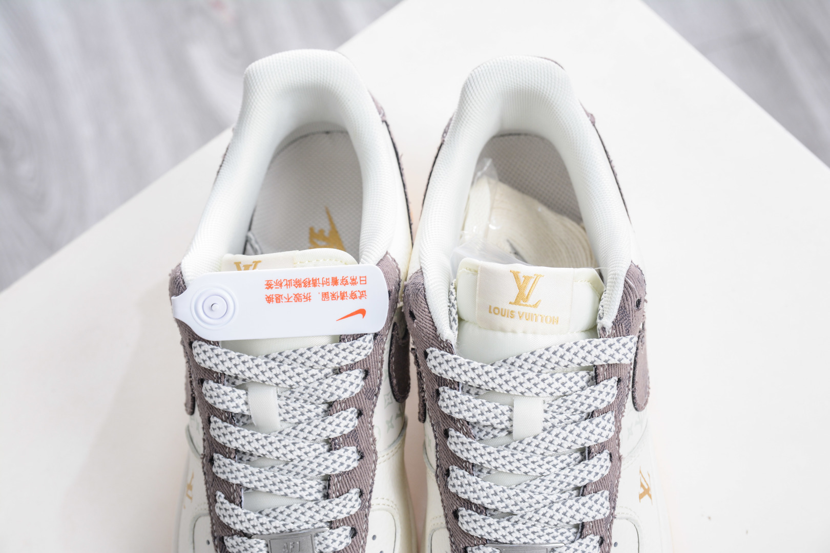 260 Nike Air Force 1 Low 07 x Louis VuittLV联名-米棕黄 QW5606-262