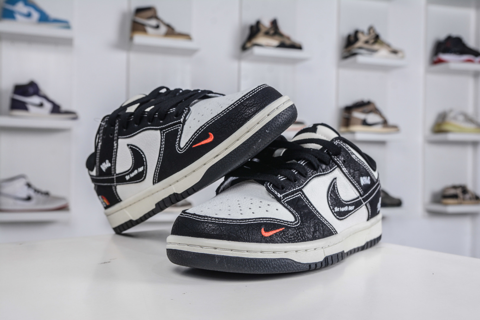270 Nike SB Dunk Low x The North Face 北面联名-黑白 YF9511-915