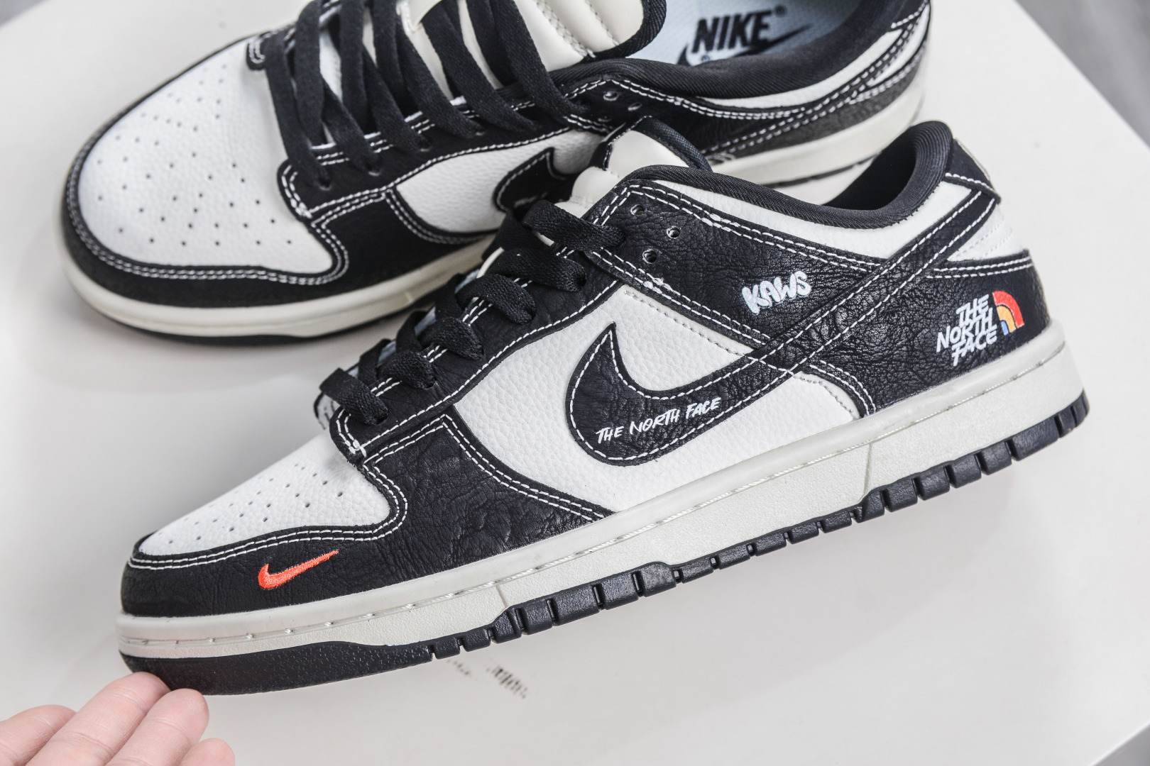 270 Nike SB Dunk Low x The North Face 北面联名-黑白 YF9511-915