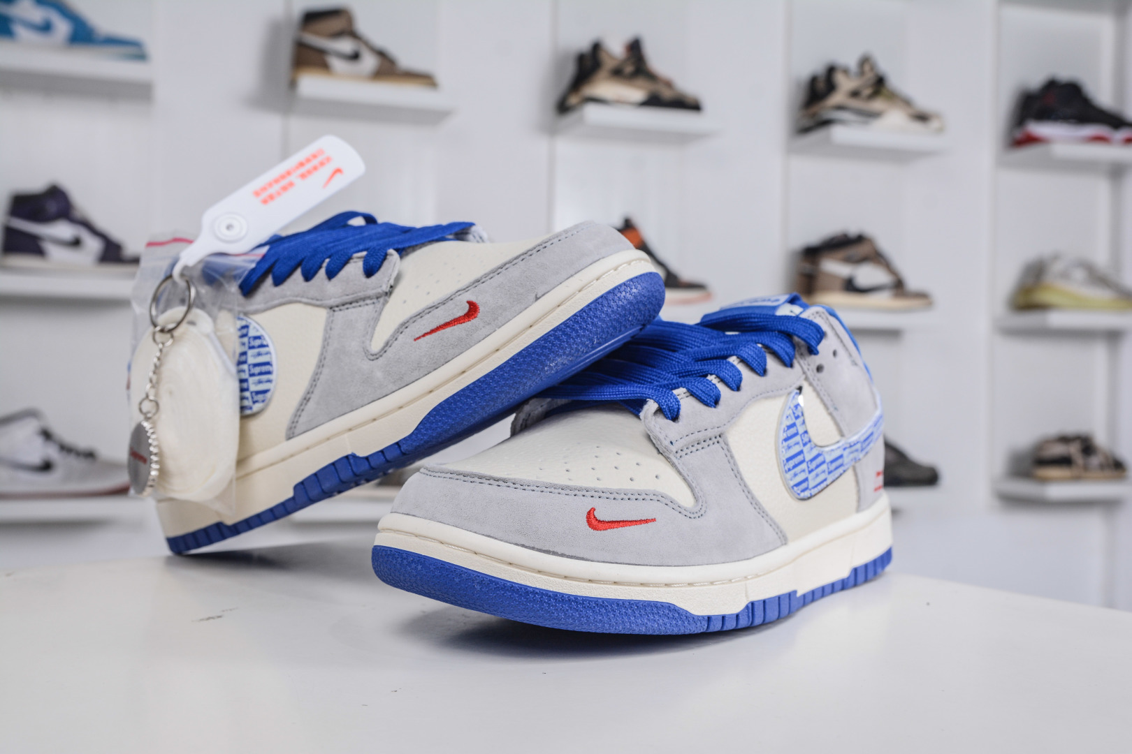 270 Nike SB Dunk Low x Superme SUP联名-米灰蓝 DD1988-009