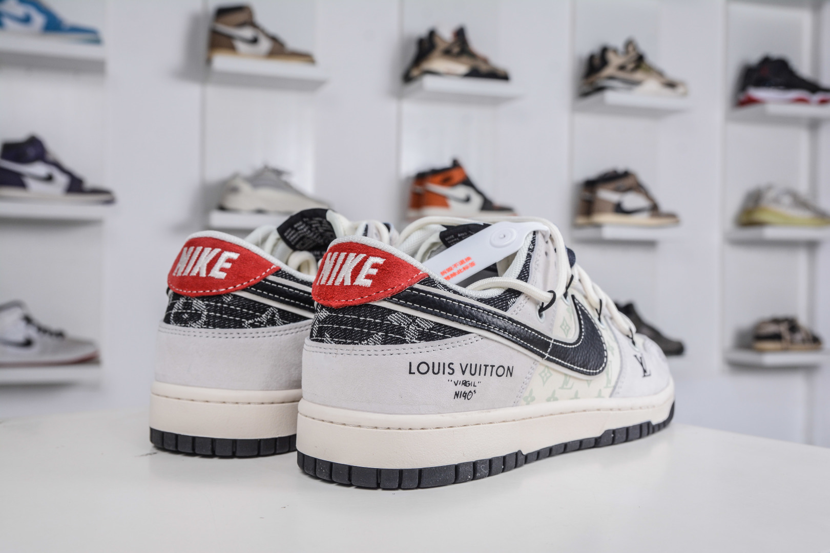 270 Nike SB Dunk Low x Louis VuittLV联名-米灰黑绑带 CX5050-Y53
