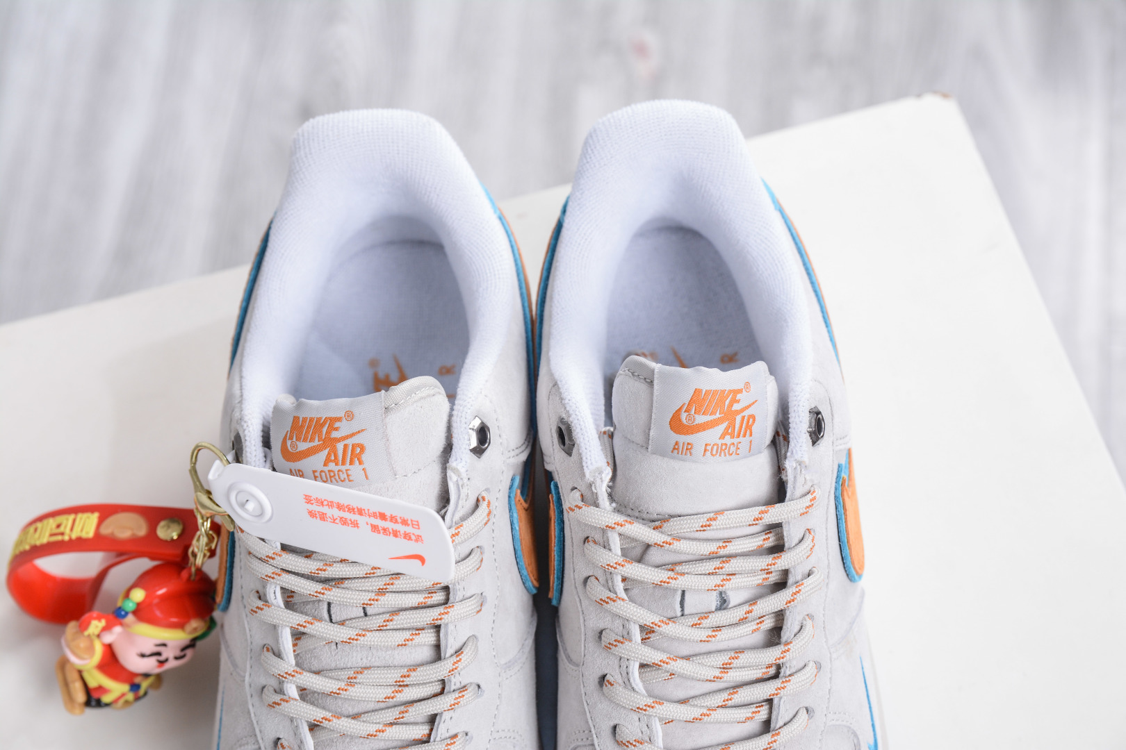 200 Air Force 1 '07 Low 灰蓝橙麂皮 DY9867-108