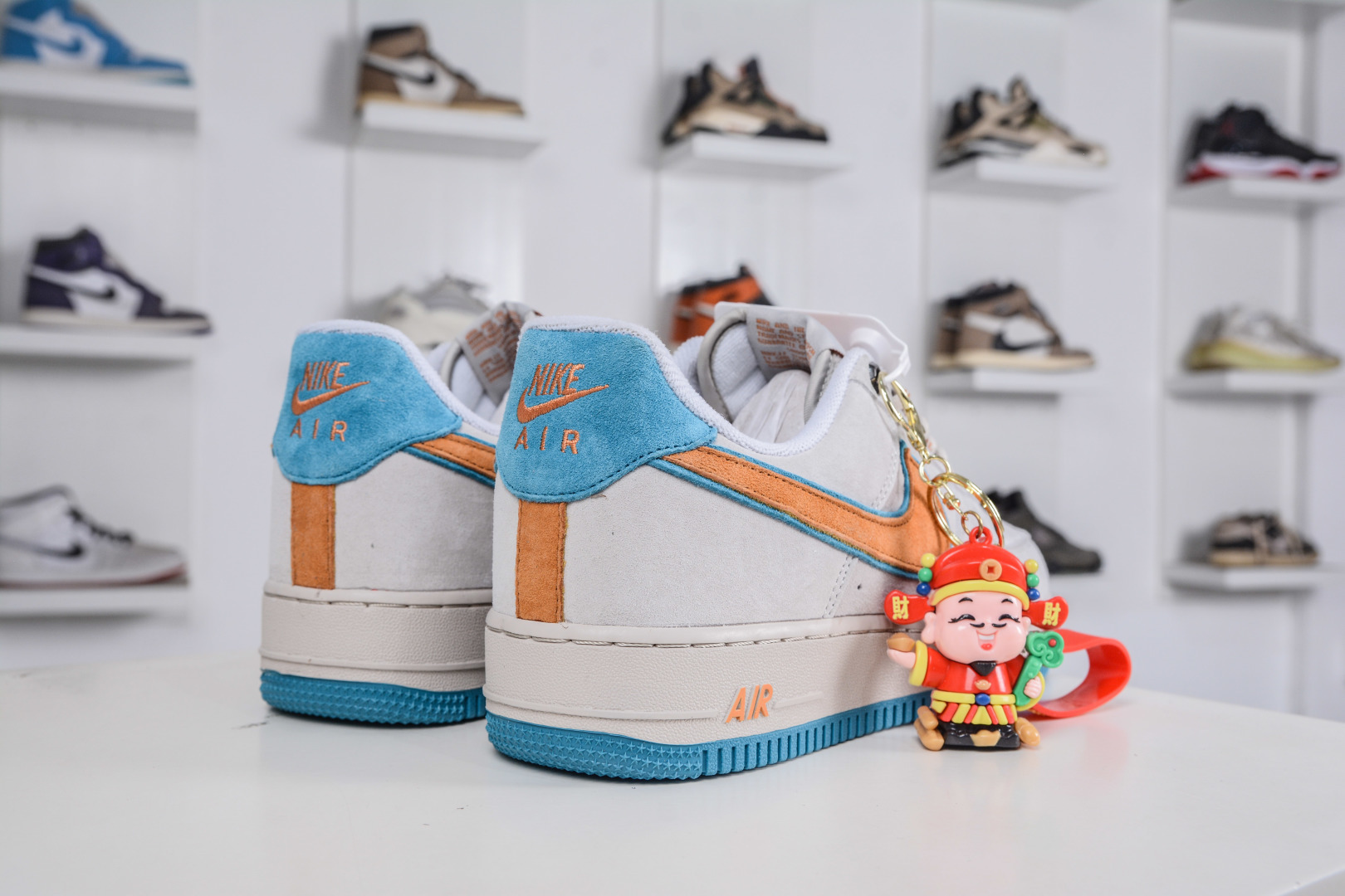 200 Air Force 1 '07 Low 灰蓝橙麂皮 DY9867-108