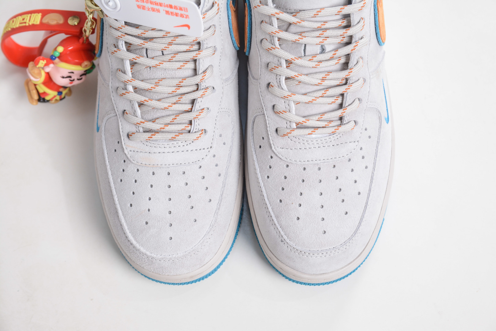 200 Air Force 1 '07 Low 灰蓝橙麂皮 DY9867-108