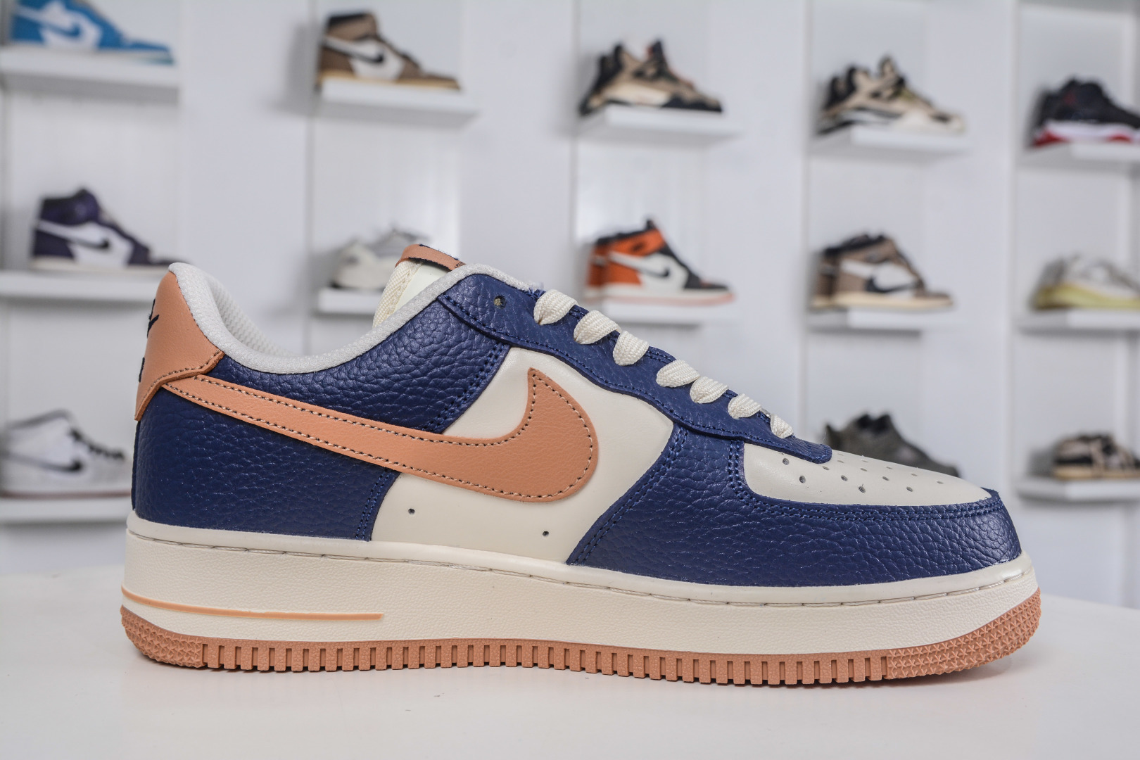 260 Nike Air Force 1 Low 07 x Louis VuittLV联名-暮蓝杏棕 NH0601-585