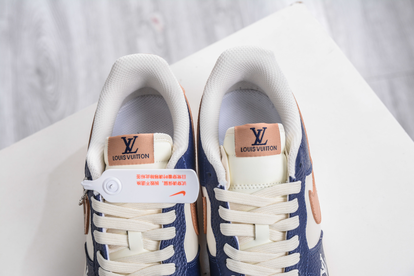 260 Nike Air Force 1 Low 07 x Louis VuittLV联名-暮蓝杏棕 NH0601-585