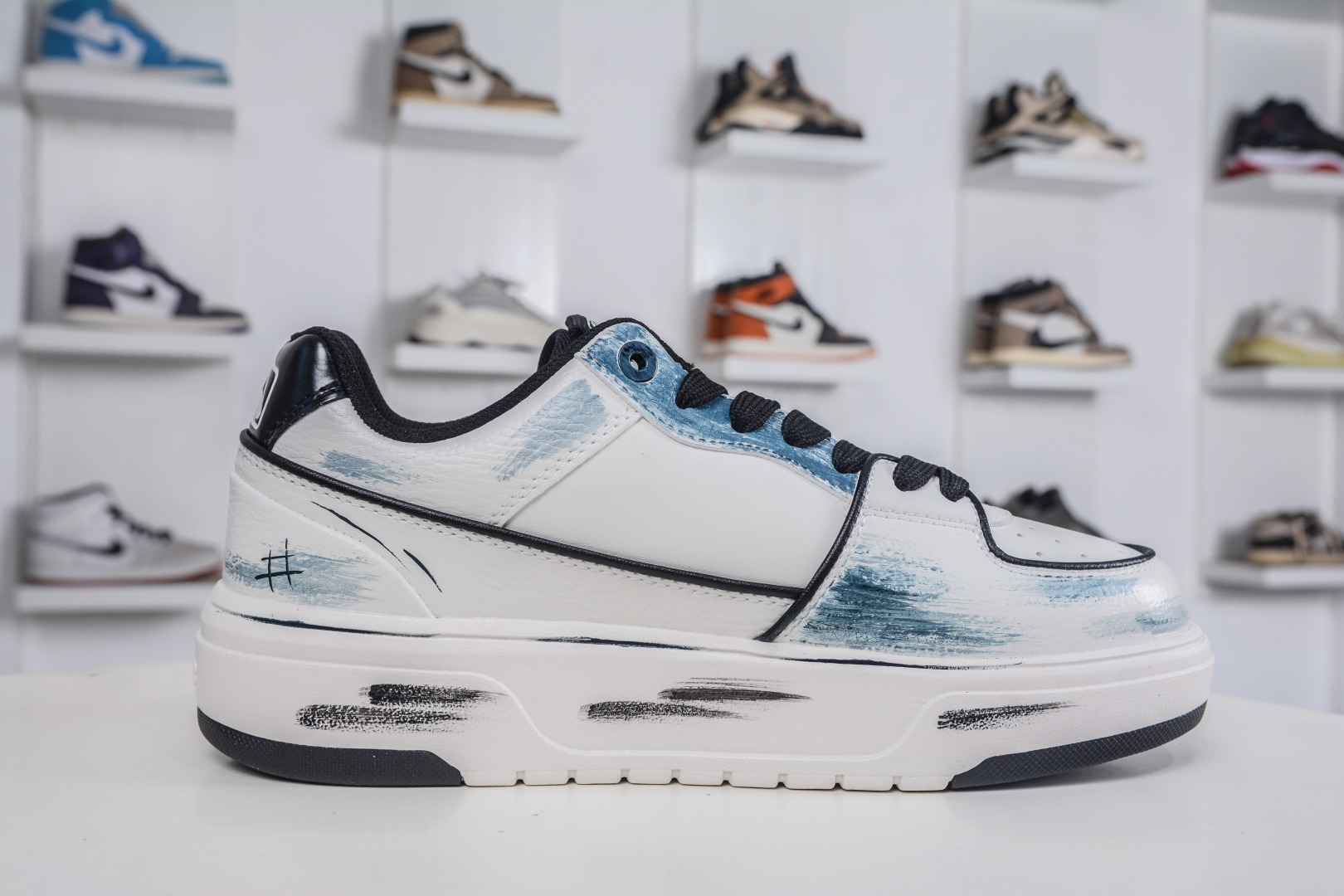 270 MLB Chunky Liner 平行宇宙 丹宁元素 涂鸦定制配色学长鞋系列低帮老爹风轻量增高厚底百搭休闲运动慢跑鞋 3ASXCA12N 50WHS