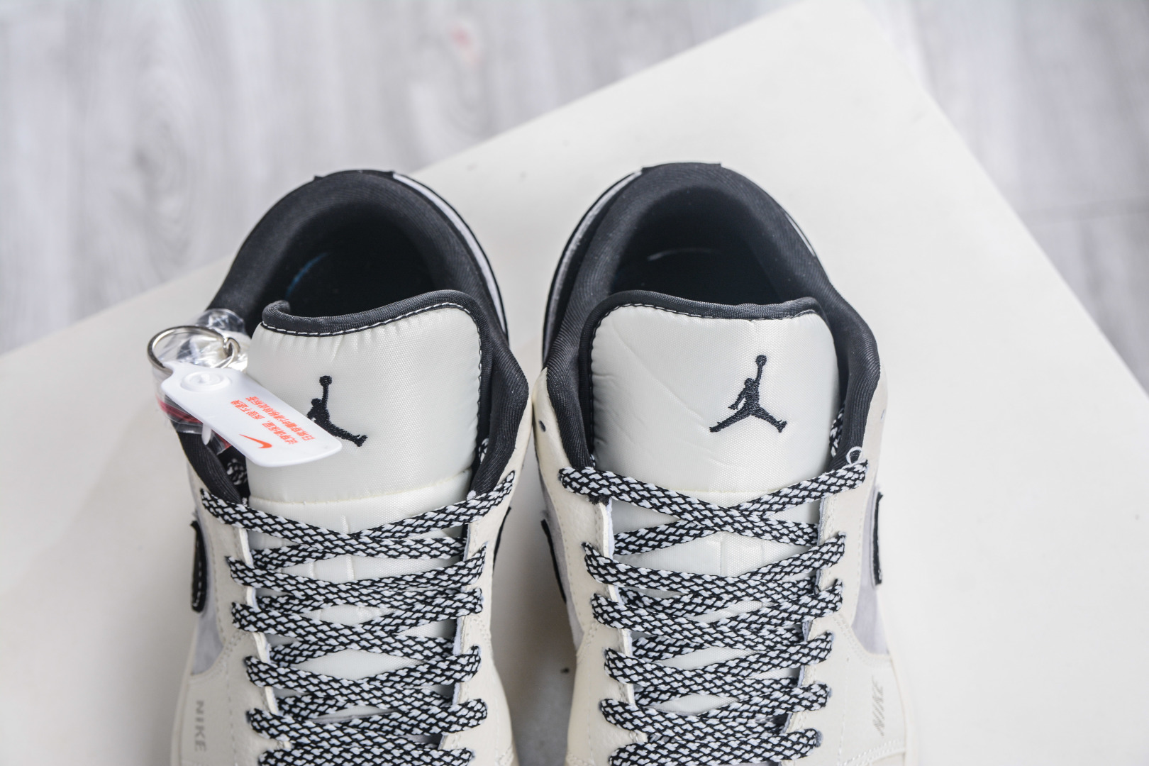 270 Air Jordan 1 Retro Low x Stussy 斯图西联名-米灰黑 QG1988-016