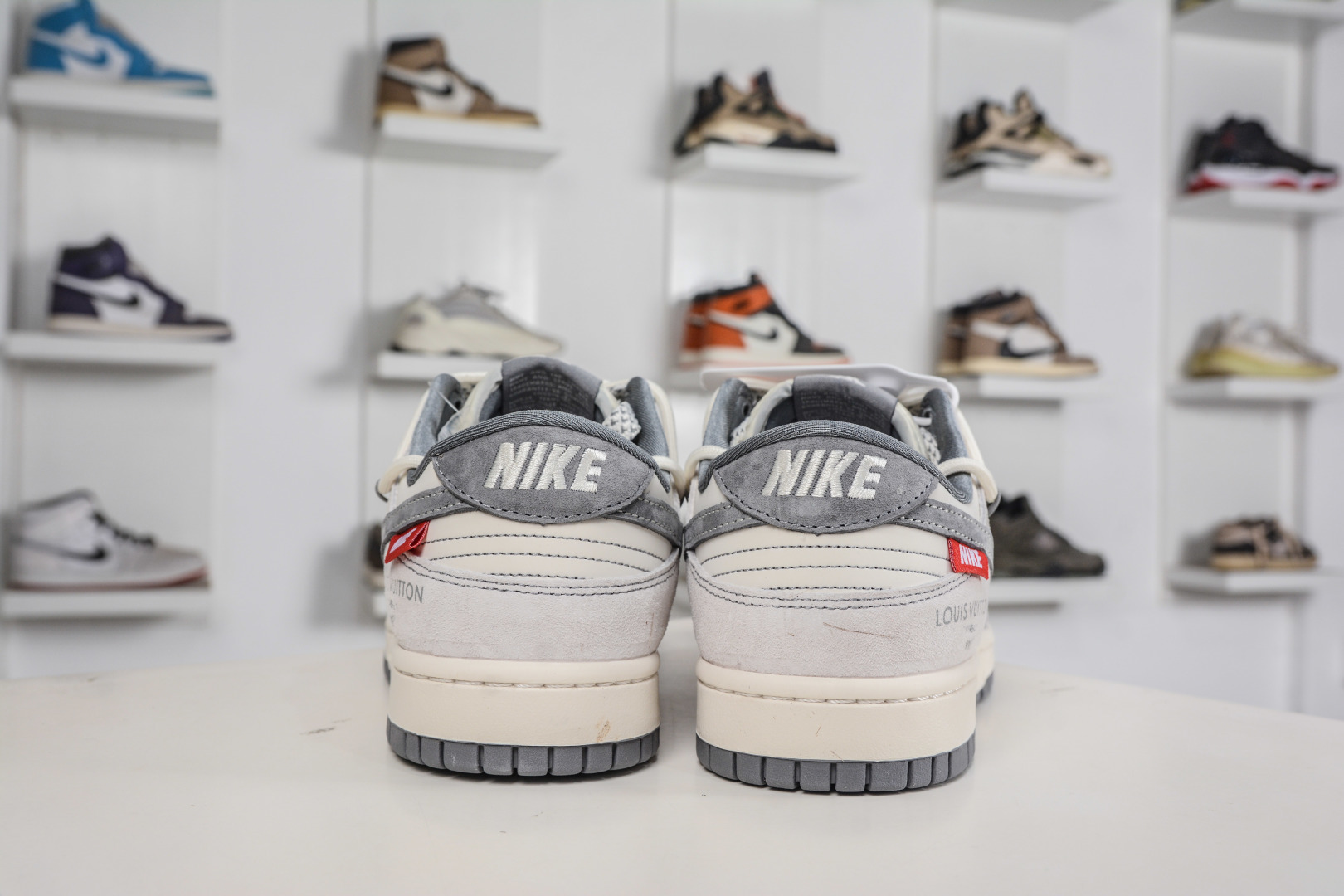 290 Nike SB Dunk Low x Louis VuittLV联名-浅灰白抽绳 CX5050-Y35