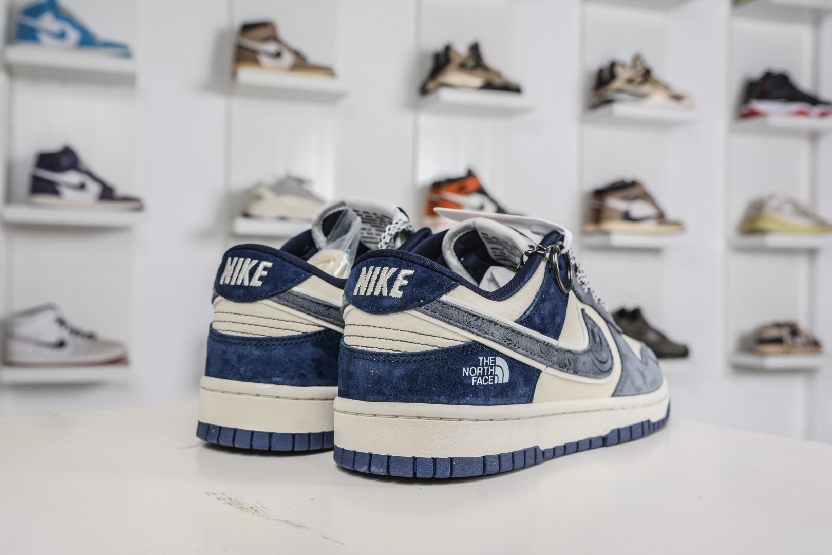 270 Nike SB Dunk Low x The North Face 北面联名-米灰蓝笑脸 MN1688-102