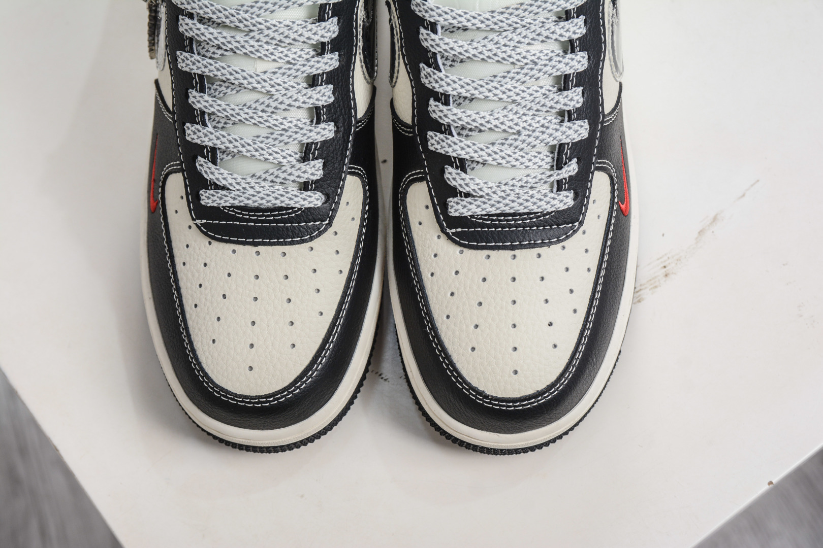 260 Nike Air Force 1 Low 07 x Supreme SUP联名-米黑红 DF0188-106