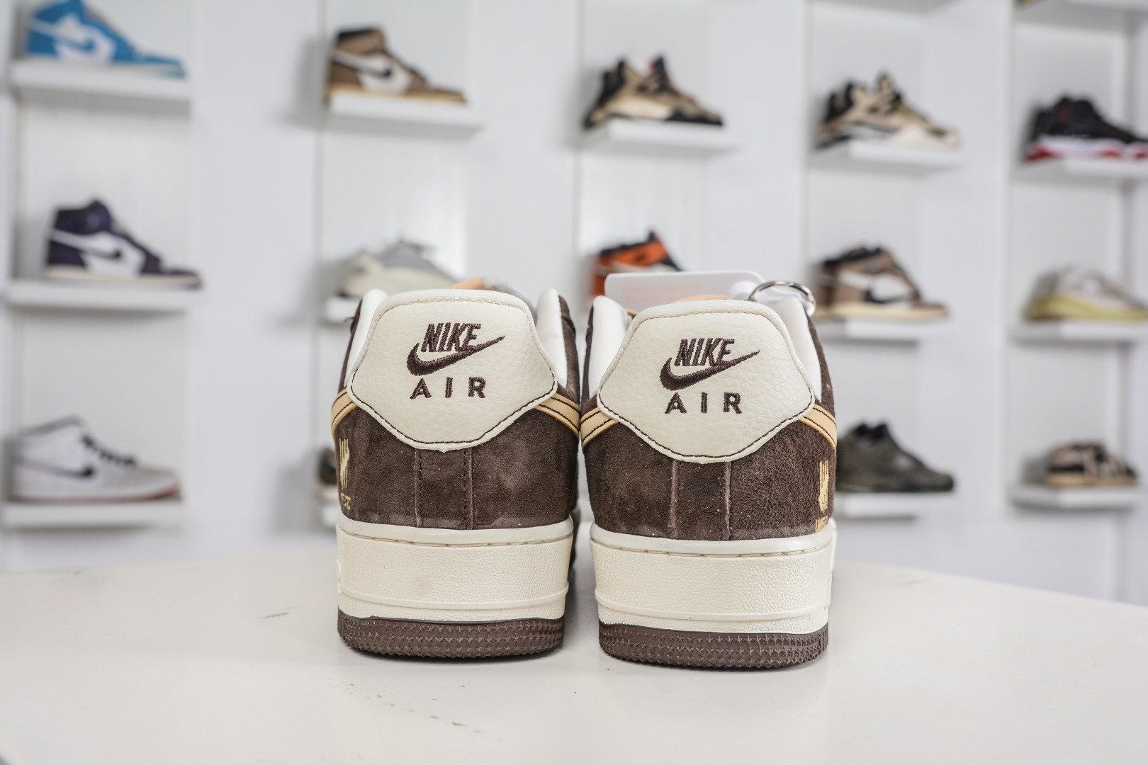 260 Nike Air Force 1 Low 07 x UNDEFEATED UND联名-白棕麂皮 KD1688-001