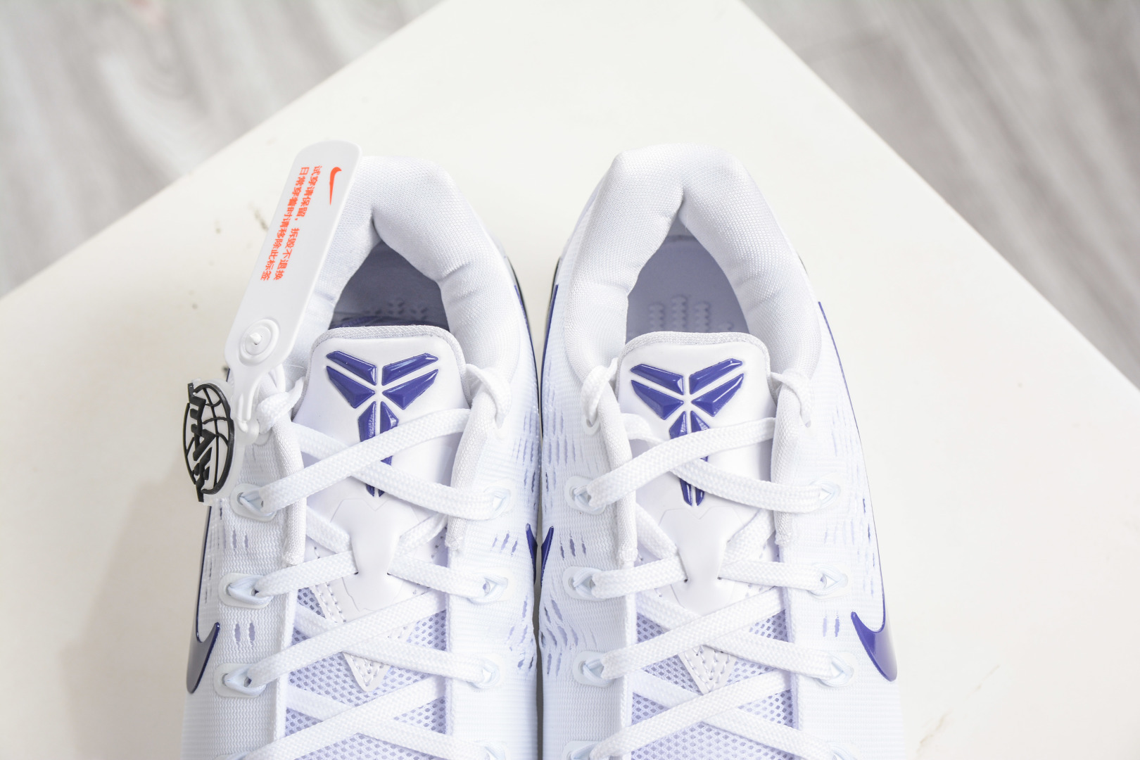 320 灭世/Max Nike Kobe 9 Low EM Think Pink PE 科比九代舒适减震防滑低帮篮球鞋 白紫色 IH1401-100