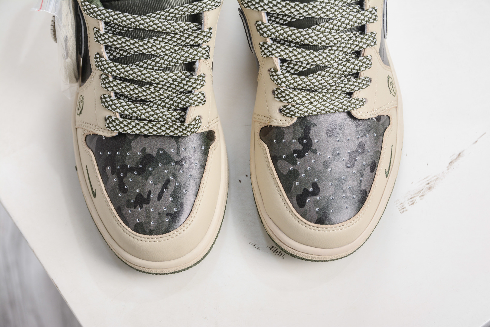 270 Air Jordan 1 Retro Low x The North Face 北面联名-棕绿迷彩 QG1988-017
