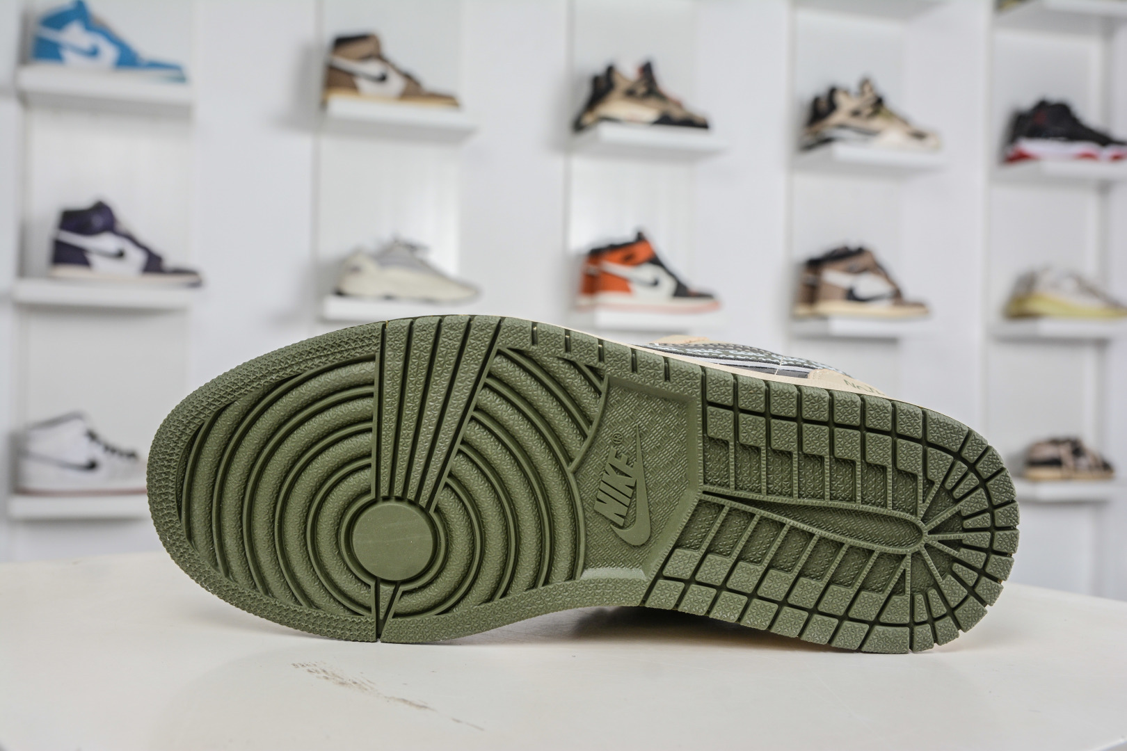 270 Air Jordan 1 Retro Low x The North Face 北面联名-棕绿迷彩 QG1988-017
