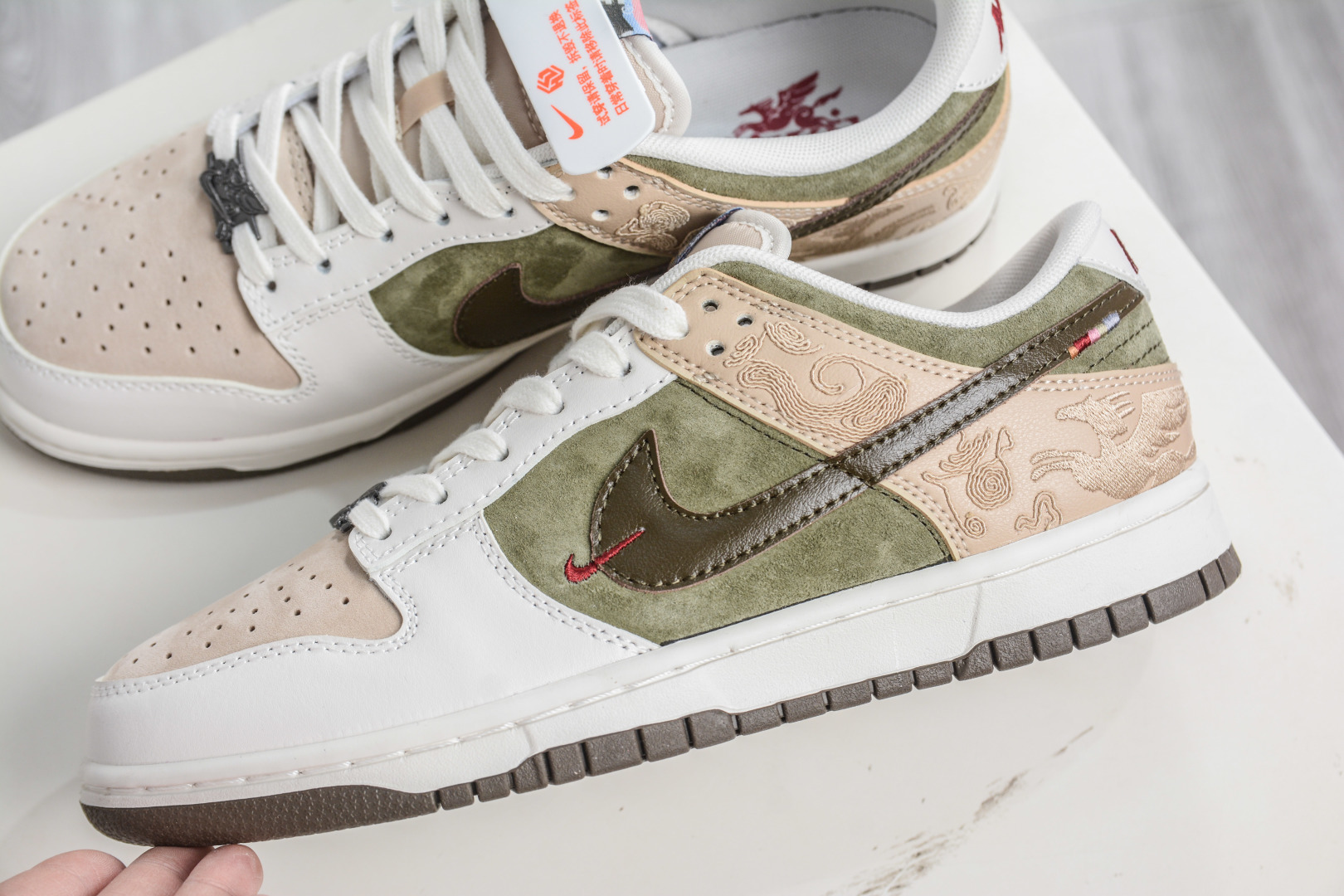 220 NK Dunk Pegasus Pack 马年限定米褐色 低帮复古休闲运动滑板鞋 IQ1118-220