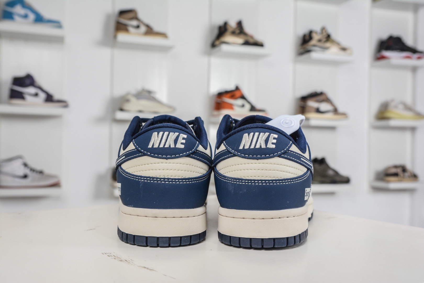 270 Nike SB Dunk Low x Superme SUP联名-白蓝印花 XD1588-238