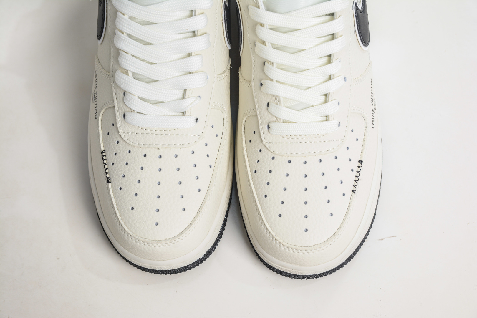 260 Nike Air Force 1 Low 07 x Louis Vuitton LV联名-米白黑 LD1999-001