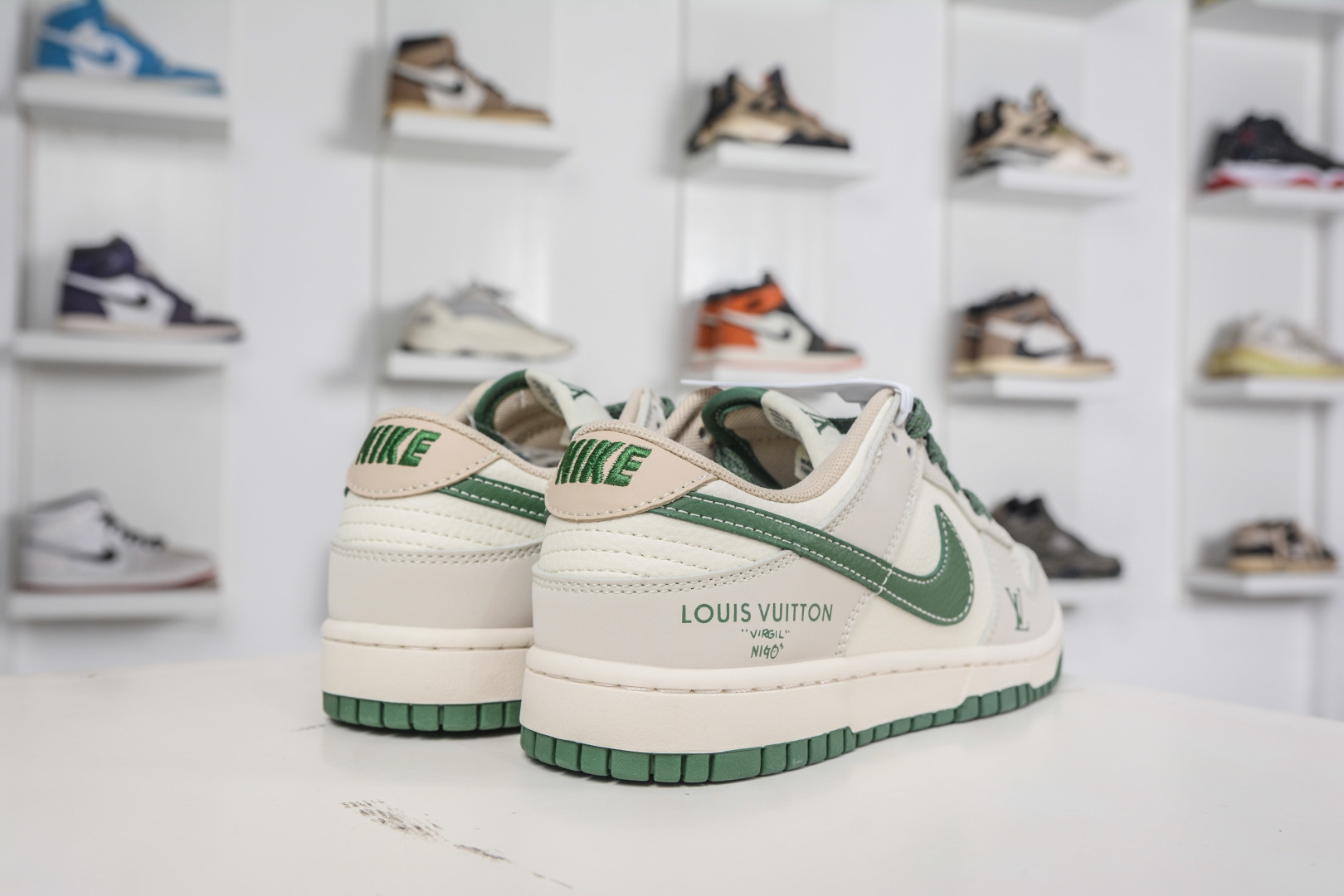270 Nike SB Dunk Low x Louis Vuitton LV联名-米灰军绿 JP1628-001-Chinese UA Cheap High Quatity Brand Clothes Bags handbags Sneakers wholesale wholesaler seller from China Factory suppliers Fashion Clothing Shoes best Quality Beautiful Price 270 Nike SB Dunk Low x Louis Vuitton LV联名-米灰军绿 JP1628-001