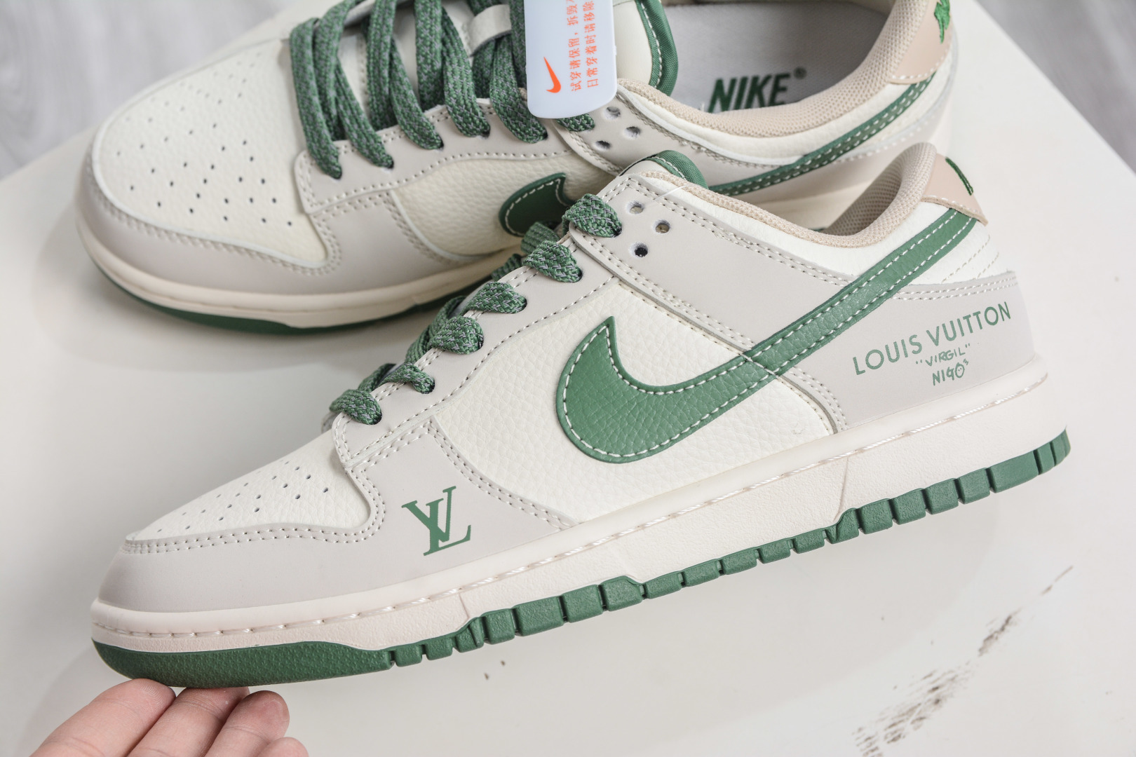 270 Nike SB Dunk Low x Louis Vuitton LV联名-米灰军绿 JP1628-001-Chinese UA Cheap High Quatity Brand Clothes Bags handbags Sneakers wholesale wholesaler seller from China Factory suppliers Fashion Clothing Shoes best Quality Beautiful Price 270 Nike SB Dunk Low x Louis Vuitton LV联名-米灰军绿 JP1628-001