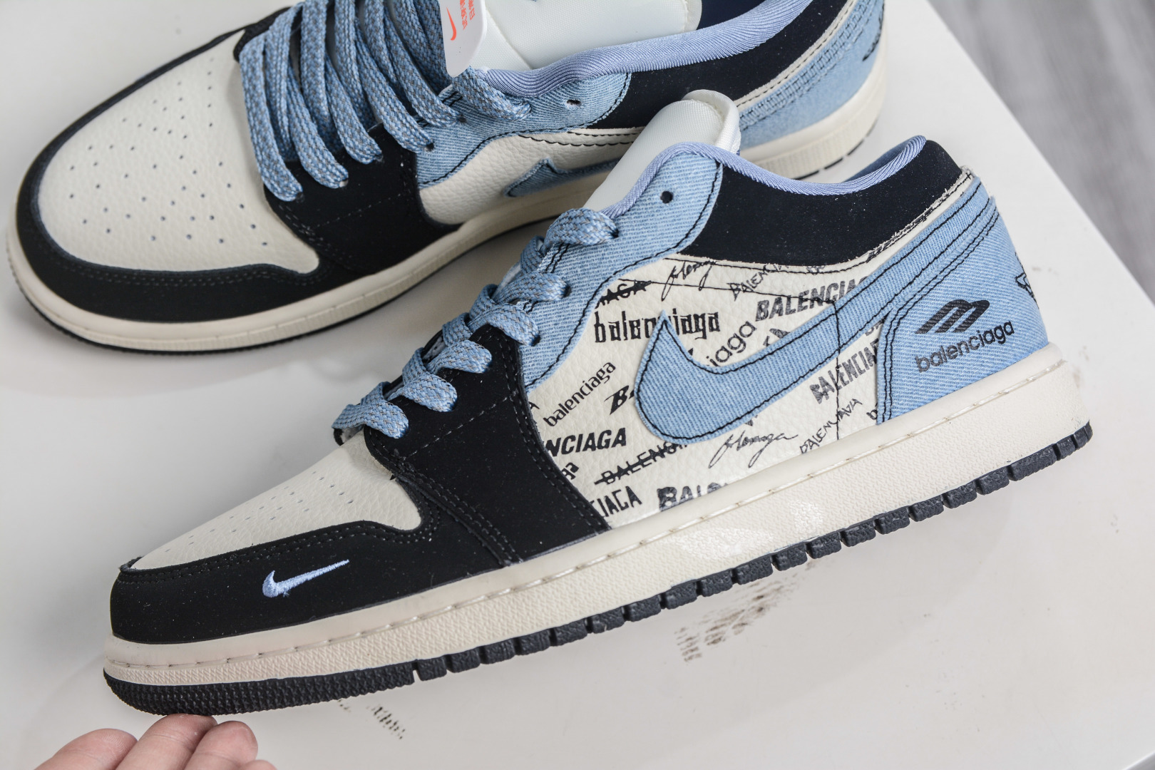 270 Air Jordan 1 Retro Low x Balenciaga 巴黎世家联名-水洗牛仔蓝 LD8888-010-Chinese UA Cheap High Quatity Brand Clothes Bags handbags Sneakers wholesale wholesaler seller from China Factory suppliers Fashion Clothing Shoes best Quality Beautiful Price 270 Air Jordan 1 Retro Low x Balenciaga 巴黎世家联名-水洗牛仔蓝 LD8888-010