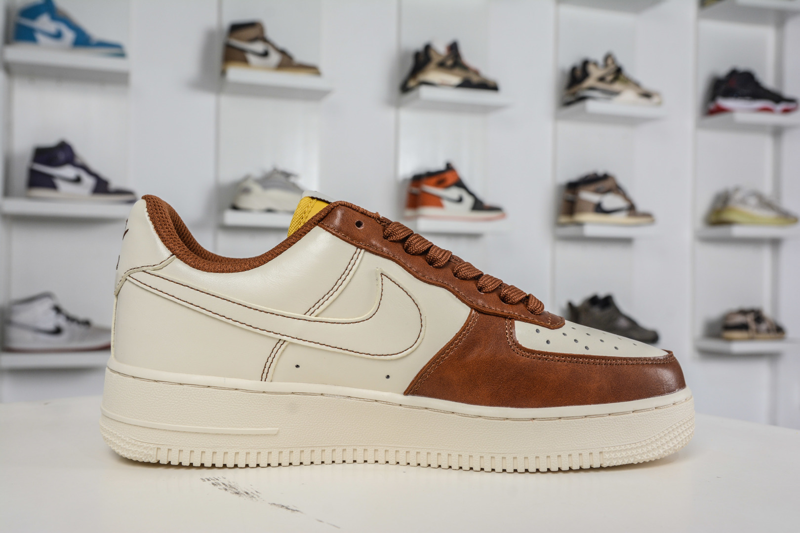 260 Nike Air Force 1 Low 07 x Louis Vuitton LV联名-奶白咖棕 IH1817-800-Chinese UA Cheap High Quatity Brand Clothes Bags handbags Sneakers wholesale wholesaler seller from China Factory suppliers Fashion Clothing Shoes best Quality Beautiful Price 260 Nike Air Force 1 Low 07 x Louis Vuitton LV联名-奶白咖棕 IH1817-800