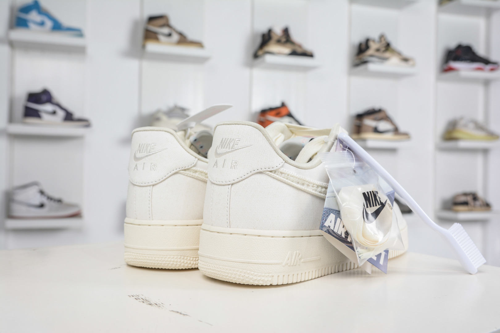 220 HY版Nike Air Force 1'07 Low米色 空军一号系列经典低帮百搭休闲运动板鞋 IH7351-010